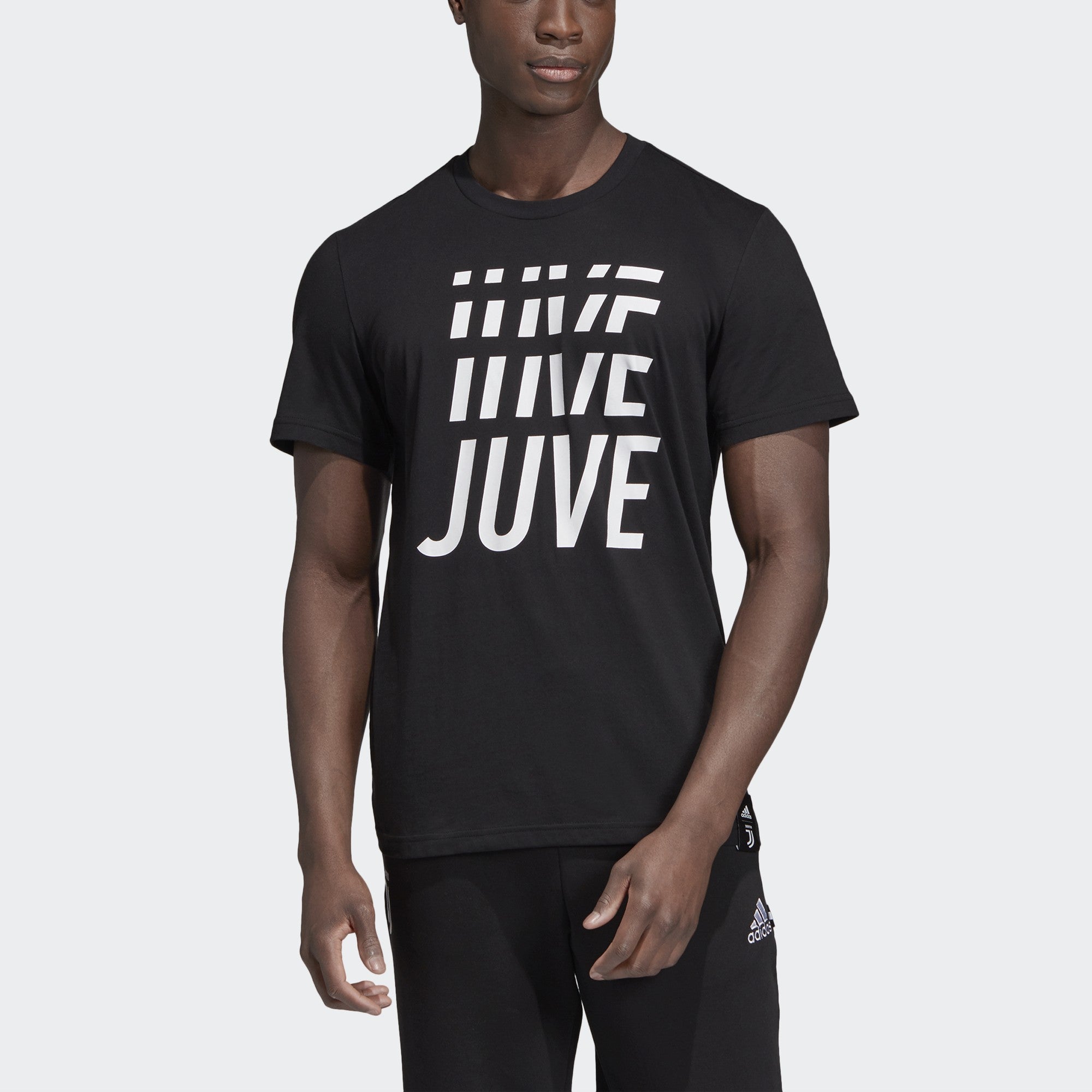 Men's Juventus DNA T-Shirt - Black/White