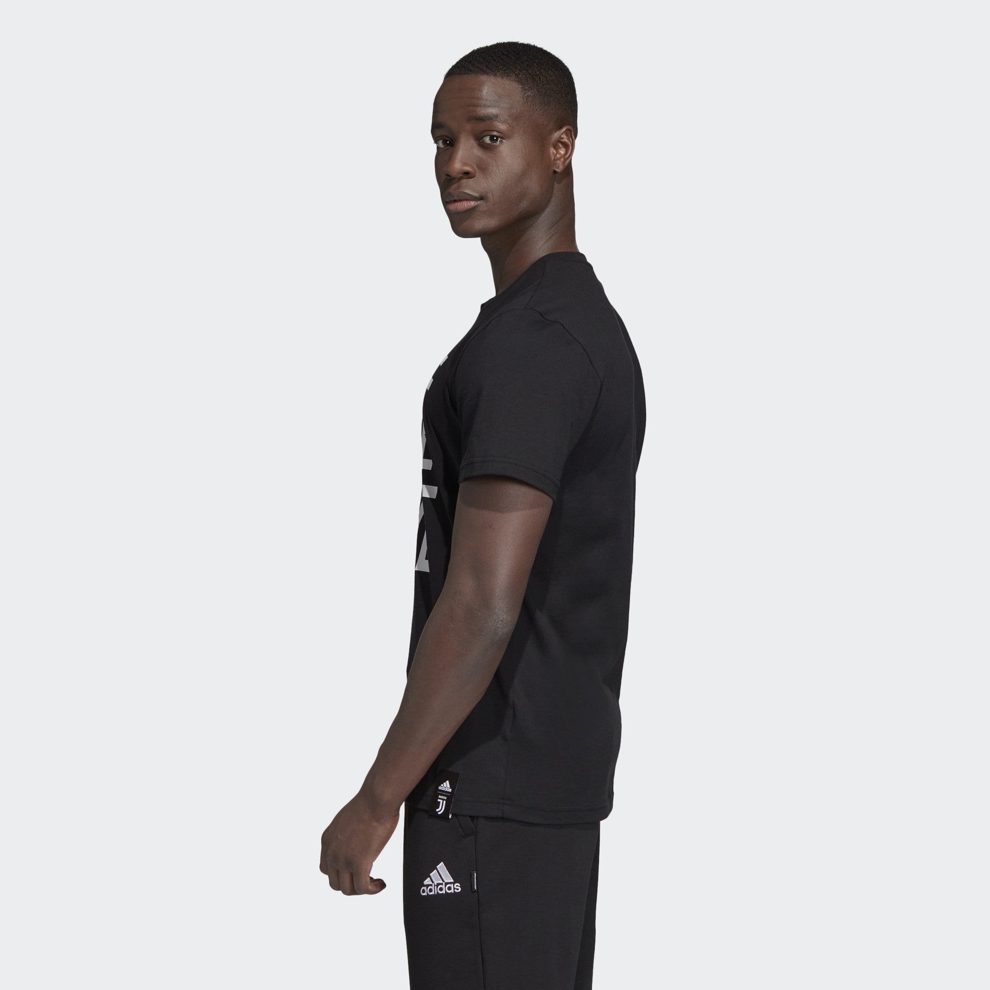 Men's Juventus DNA T-Shirt - Black/White
