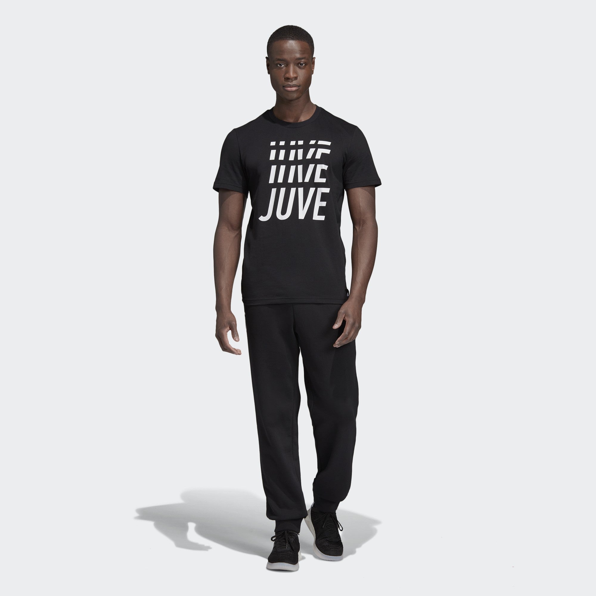 Men's Juventus DNA T-Shirt - Black/White