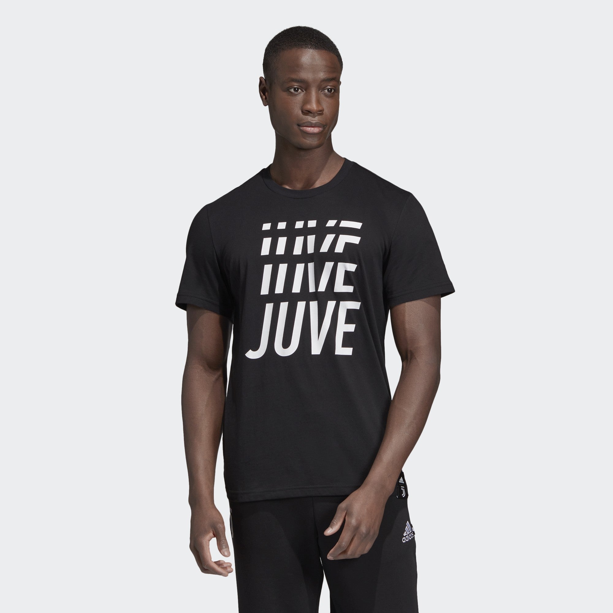 Men's Juventus DNA T-Shirt - Black/White