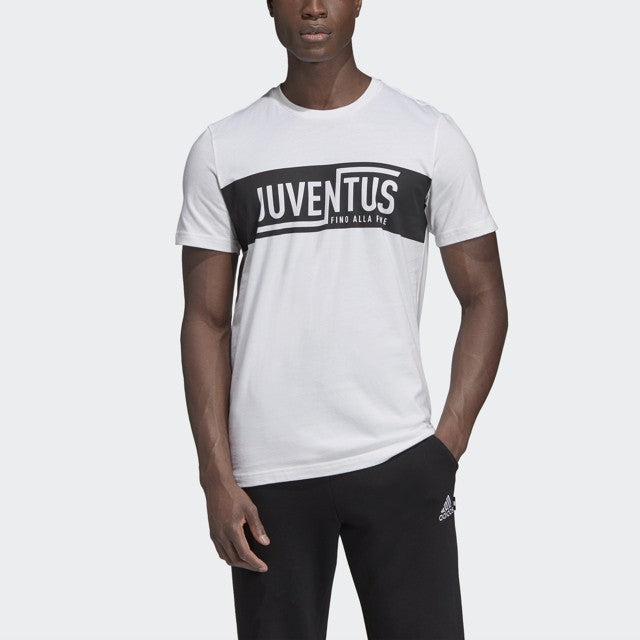 Men's Juventus STR T-Shirt - White - DX9207-ADIDAS by Adidas | Available at Niky's Sports