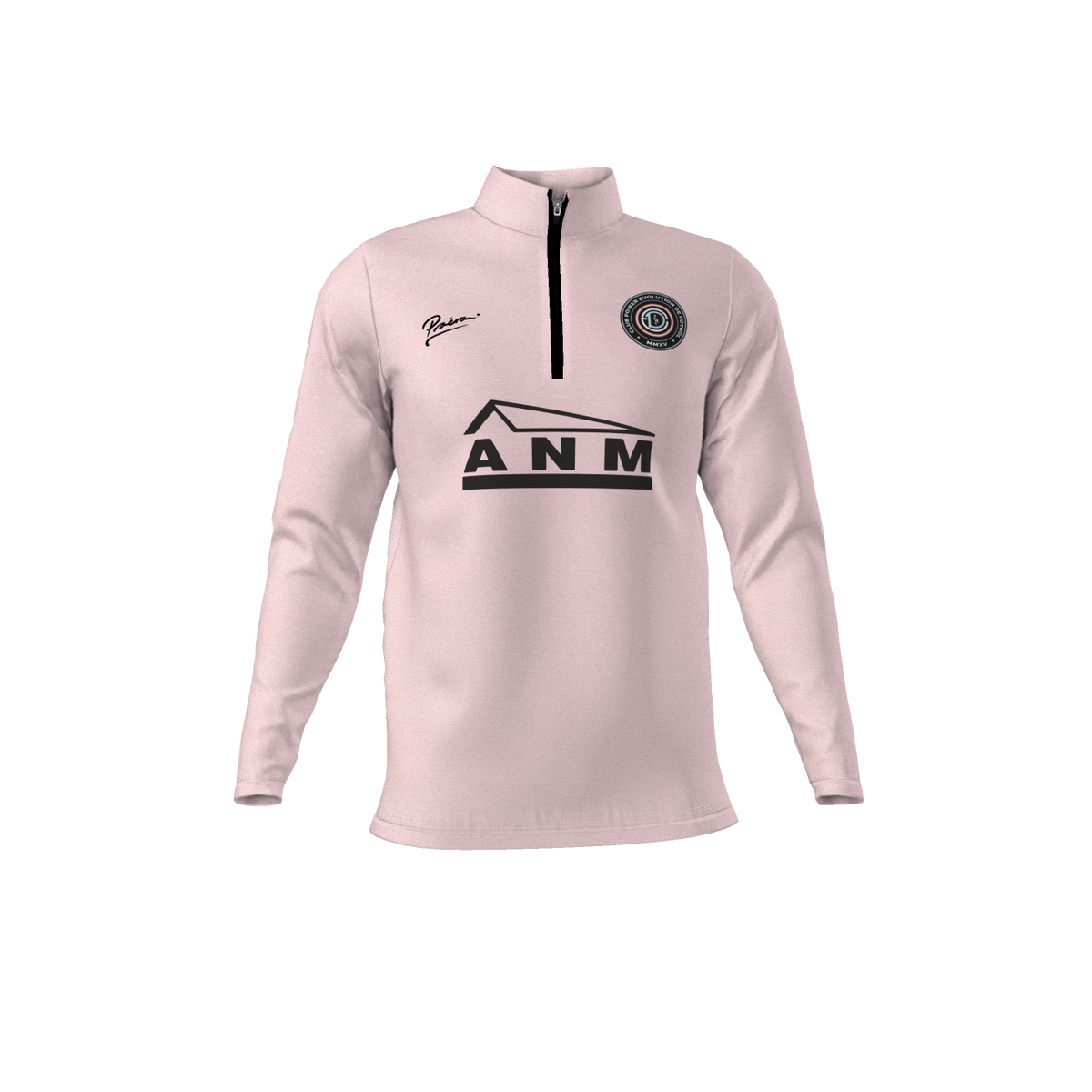 Power Evolution 1/4 Zip Training Top Pink