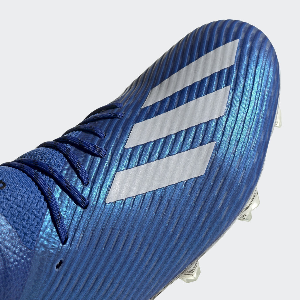 X 19.1 Firm Ground Soccer Cleats Mutator Pack Blue - EG7126-ADIDAS by Adidas | Available at Niky's Sports