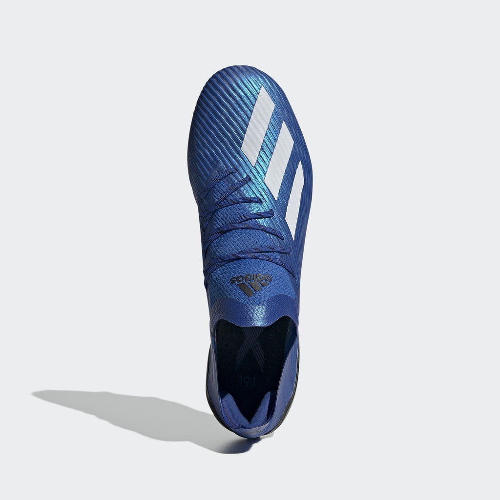 X 19.1 Firm Ground Soccer Cleats Mutator Pack Blue - EG7126-ADIDAS by Adidas | Available at Niky's Sports