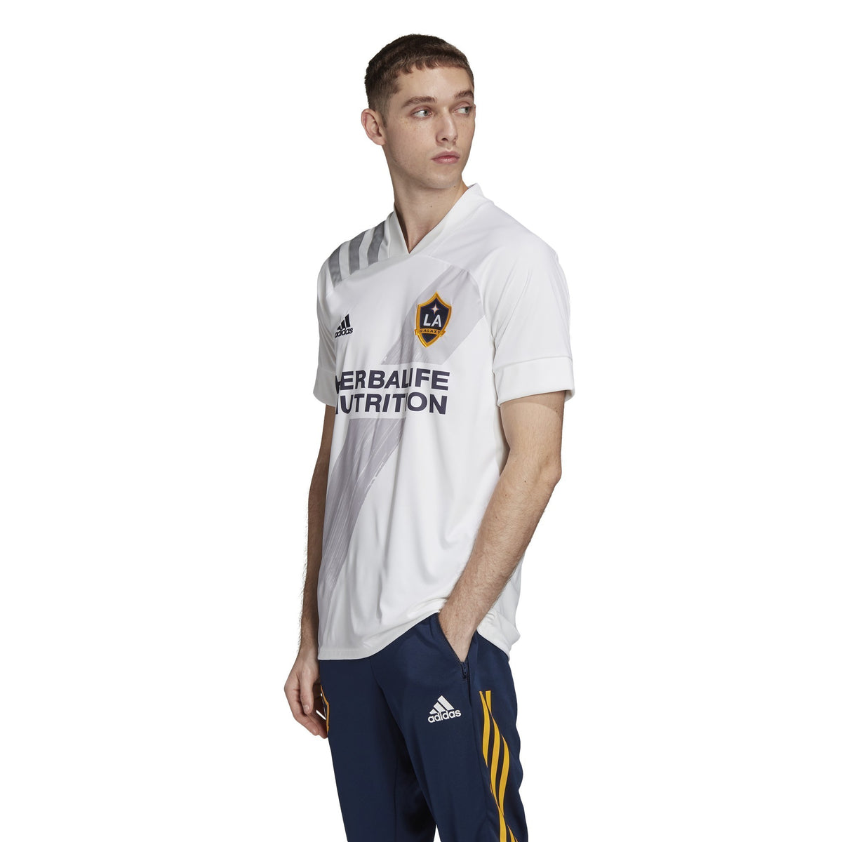 LA Galaxy Home Stadium Jersey 20/21 Men's - EH6523-ADIDAS by Adidas | Available at Niky's Sports