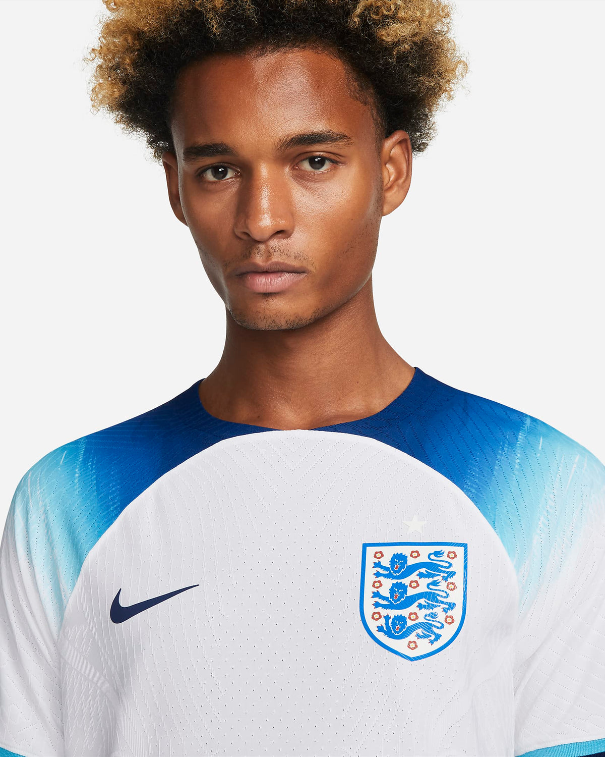England 2022/23 Match Home Men's Nike Dri-FIT ADV Soccer Jersey - DN0623-100-NIKE by Nike | Available at Niky's Sports