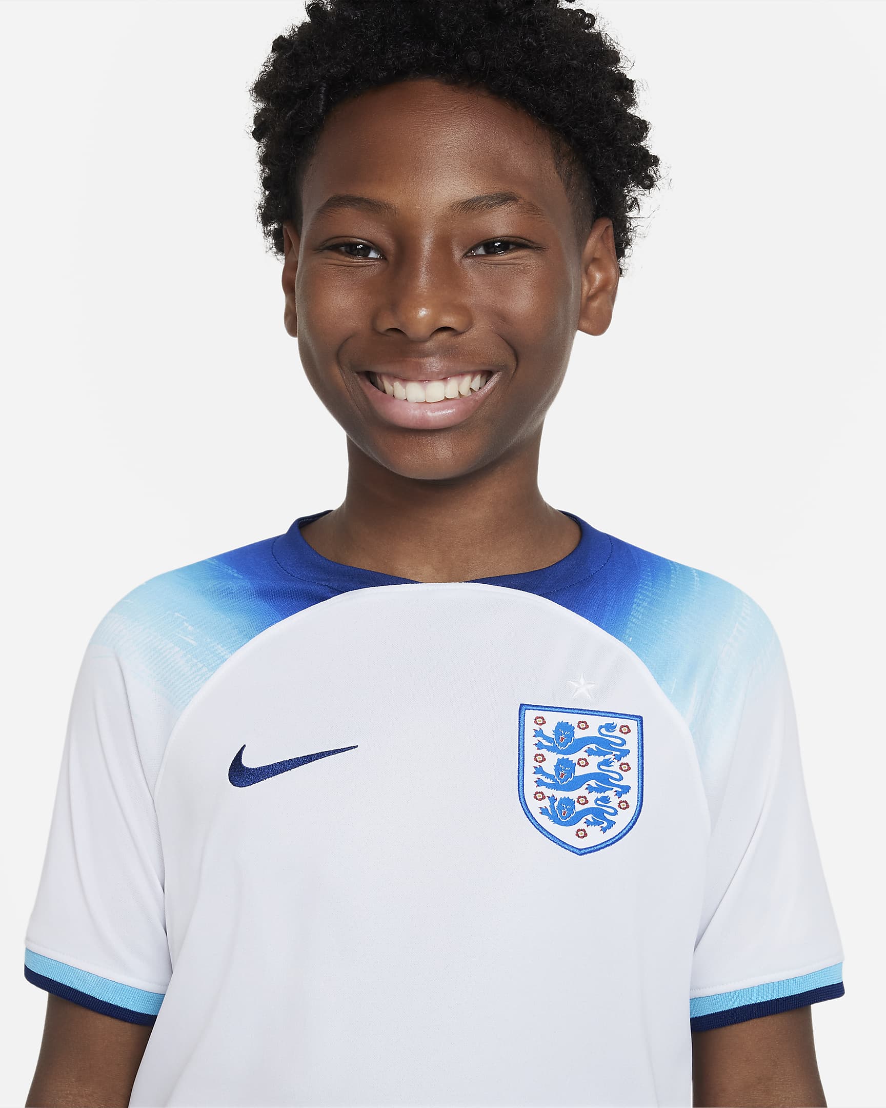 Nike England 2022/23 Stadium Home Big Kids' Nike Dri-FIT Soccer Jersey