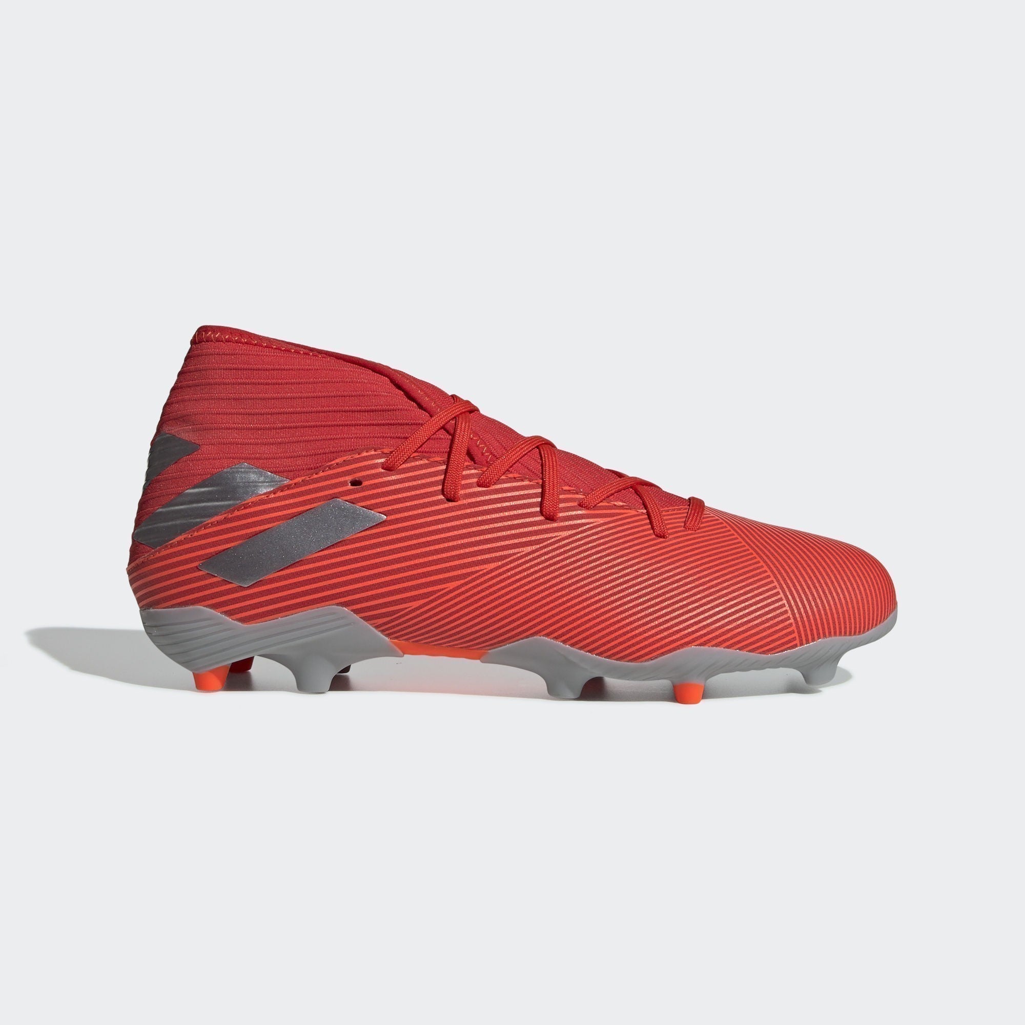 Men's Nemeziz 19.3 FG Cleats - Active Red/Silver/Solar Red - F34389-ADIDAS by Adidas | Available at Niky's Sports