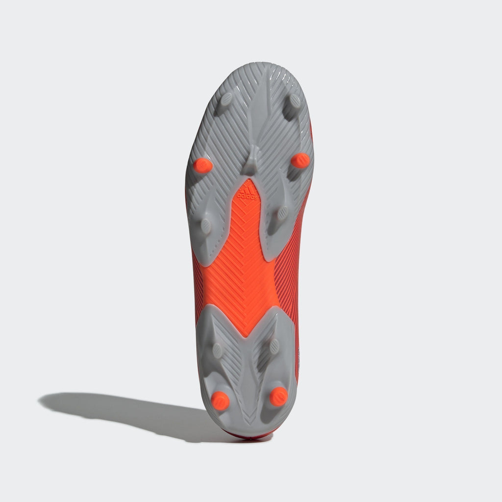 Men's Nemeziz 19.3 FG Cleats - Active Red/Silver/Solar Red - F34389-ADIDAS by Adidas | Available at Niky's Sports