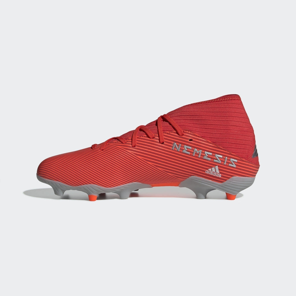 Men's Nemeziz 19.3 FG Cleats - Active Red/Silver/Solar Red - F34389-ADIDAS by Adidas | Available at Niky's Sports