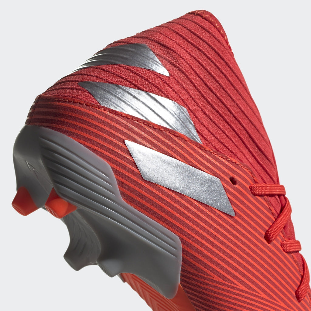 Men's Nemeziz 19.3 FG Cleats - Active Red/Silver/Solar Red - F34389-ADIDAS by Adidas | Available at Niky's Sports