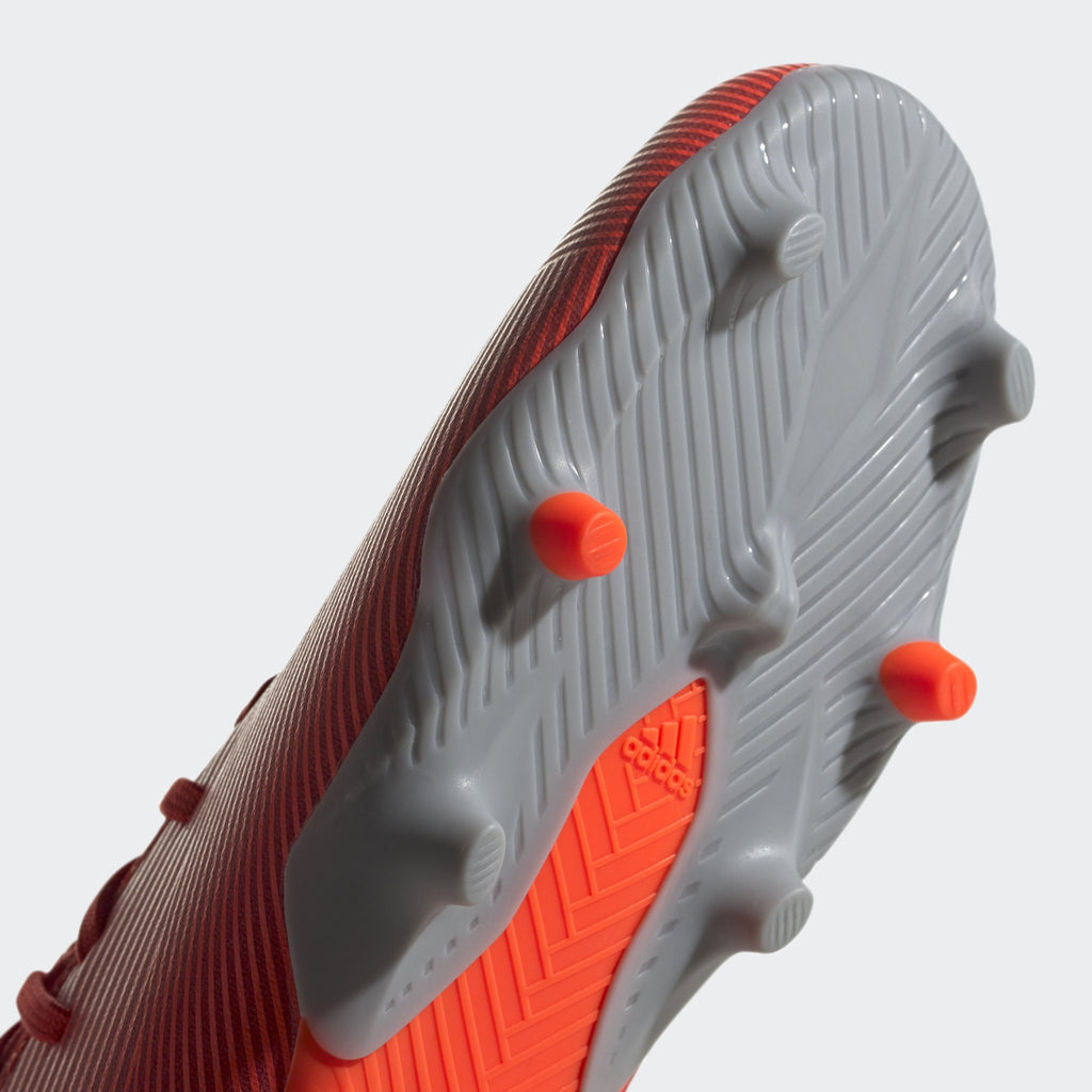 Men's Nemeziz 19.3 FG Cleats - Active Red/Silver/Solar Red - F34389-ADIDAS by Adidas | Available at Niky's Sports