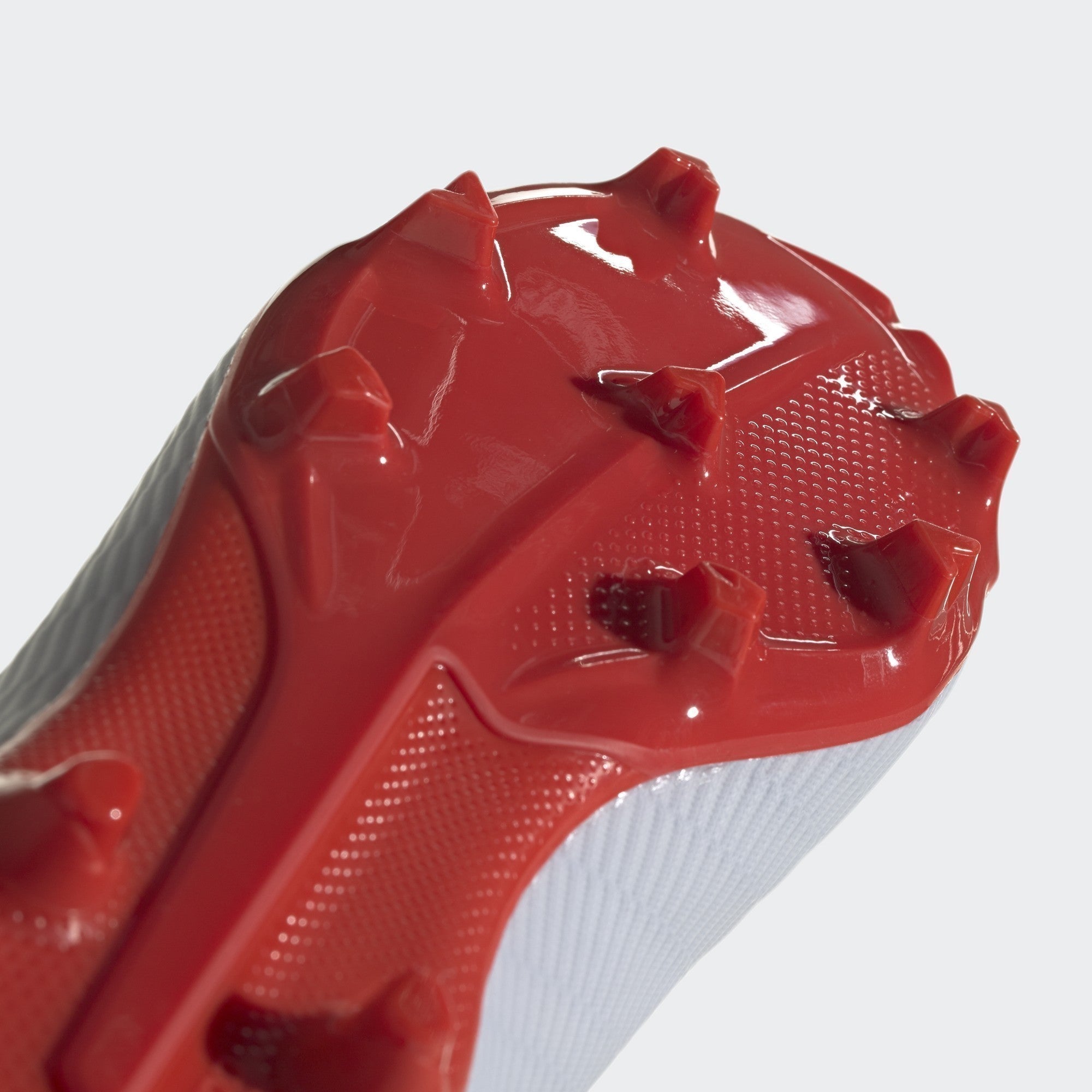 X 18.3 FG Kid's Cleats - Silver/Hi-Res Red/Footwear White - F35365-ADIDAS by Adidas | Available at Niky's Sports