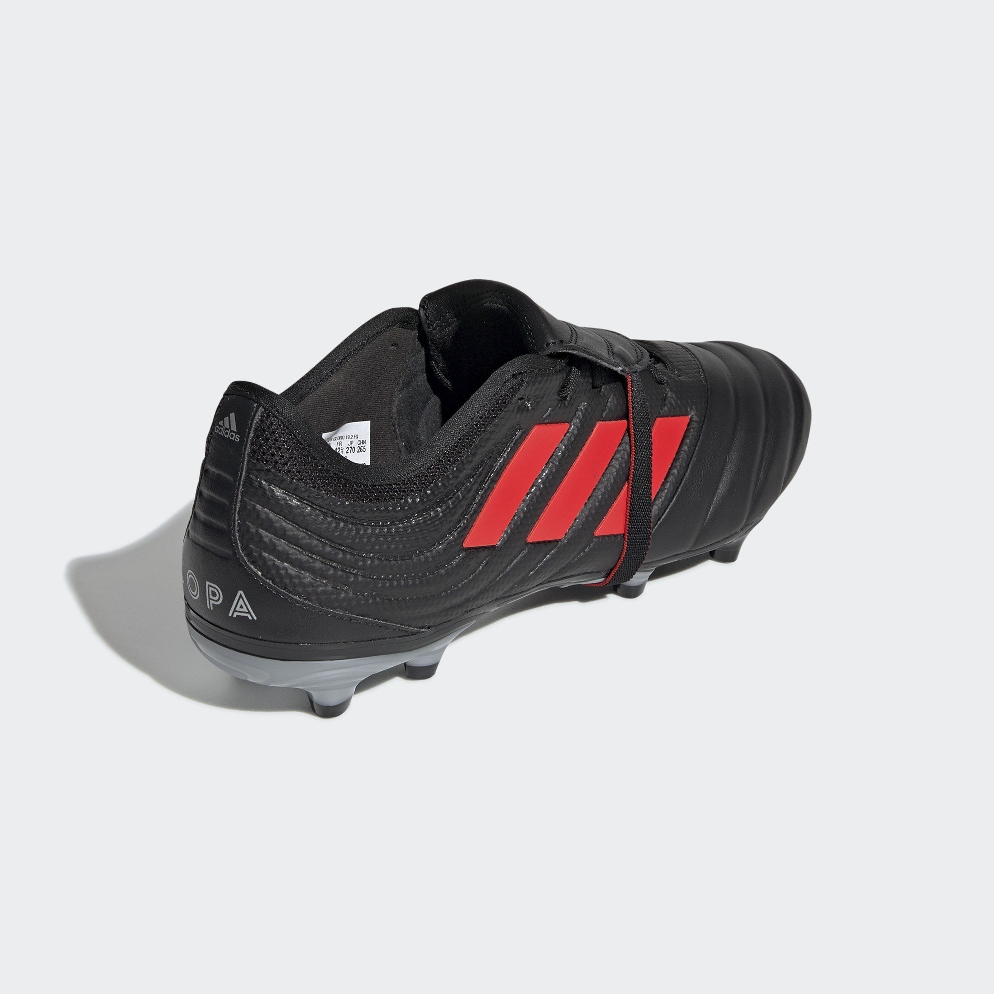 Copa Gloro 19.2 FG Men's Cleats - Core Black/Hi-Res Red/Silver - F35490-ADIDAS by Adidas | Available at Niky's Sports