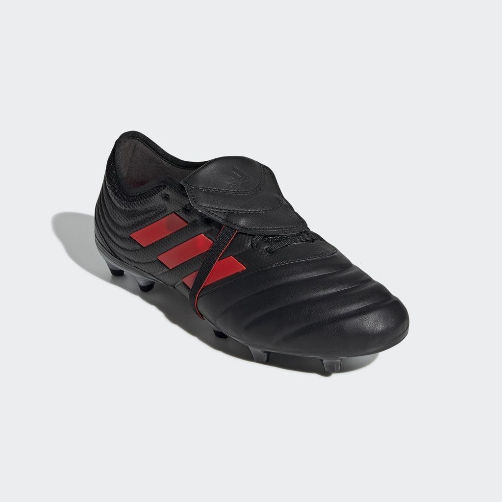 Copa Gloro 19.2 FG Men's Cleats - Core Black/Hi-Res Red/Silver - F35490-ADIDAS by Adidas | Available at Niky's Sports