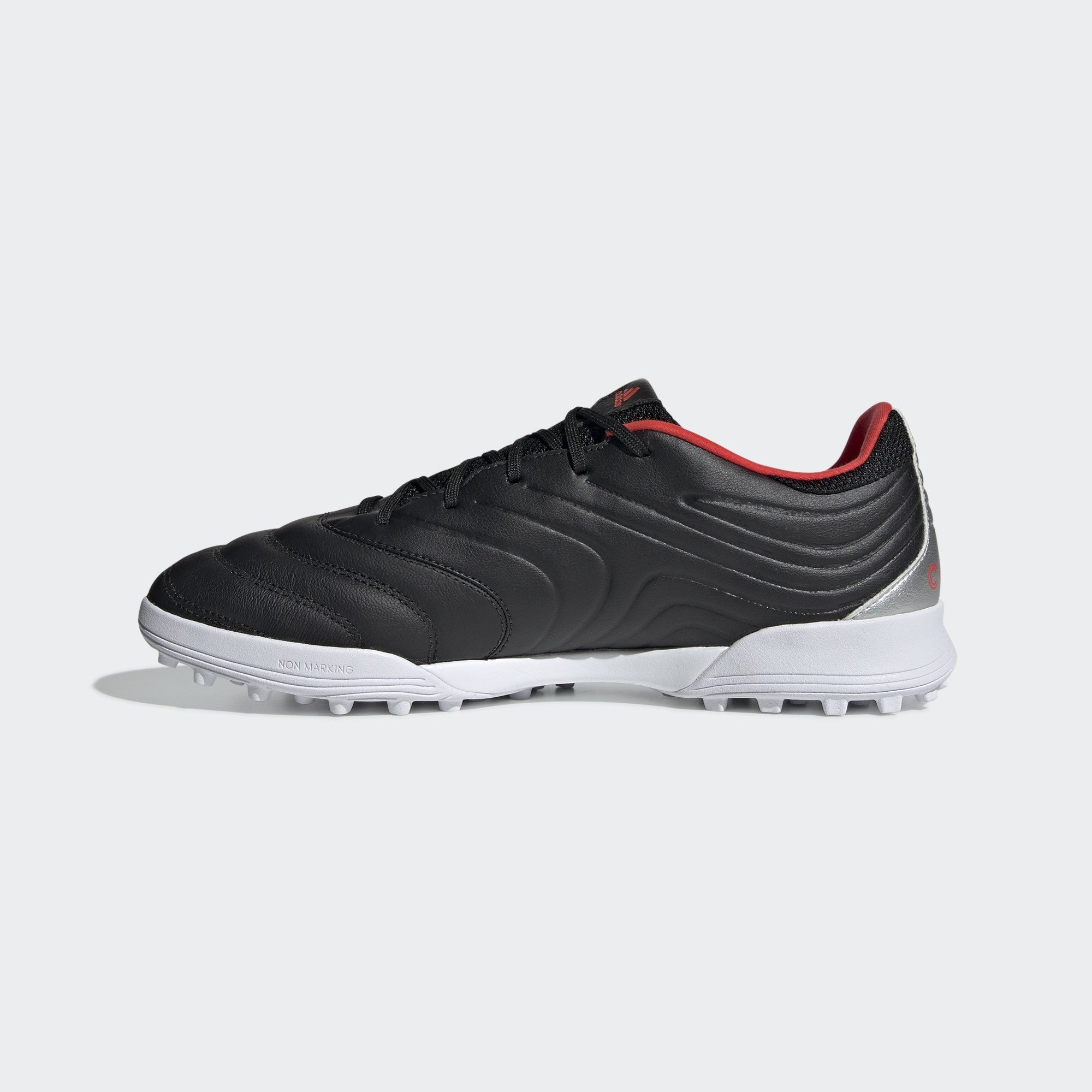 Copa 19.3 Indoor Sala Shoes - Core Black/HI-Res Red/Silver - F35502-ADIDAS by Adidas | Available at Niky's Sports