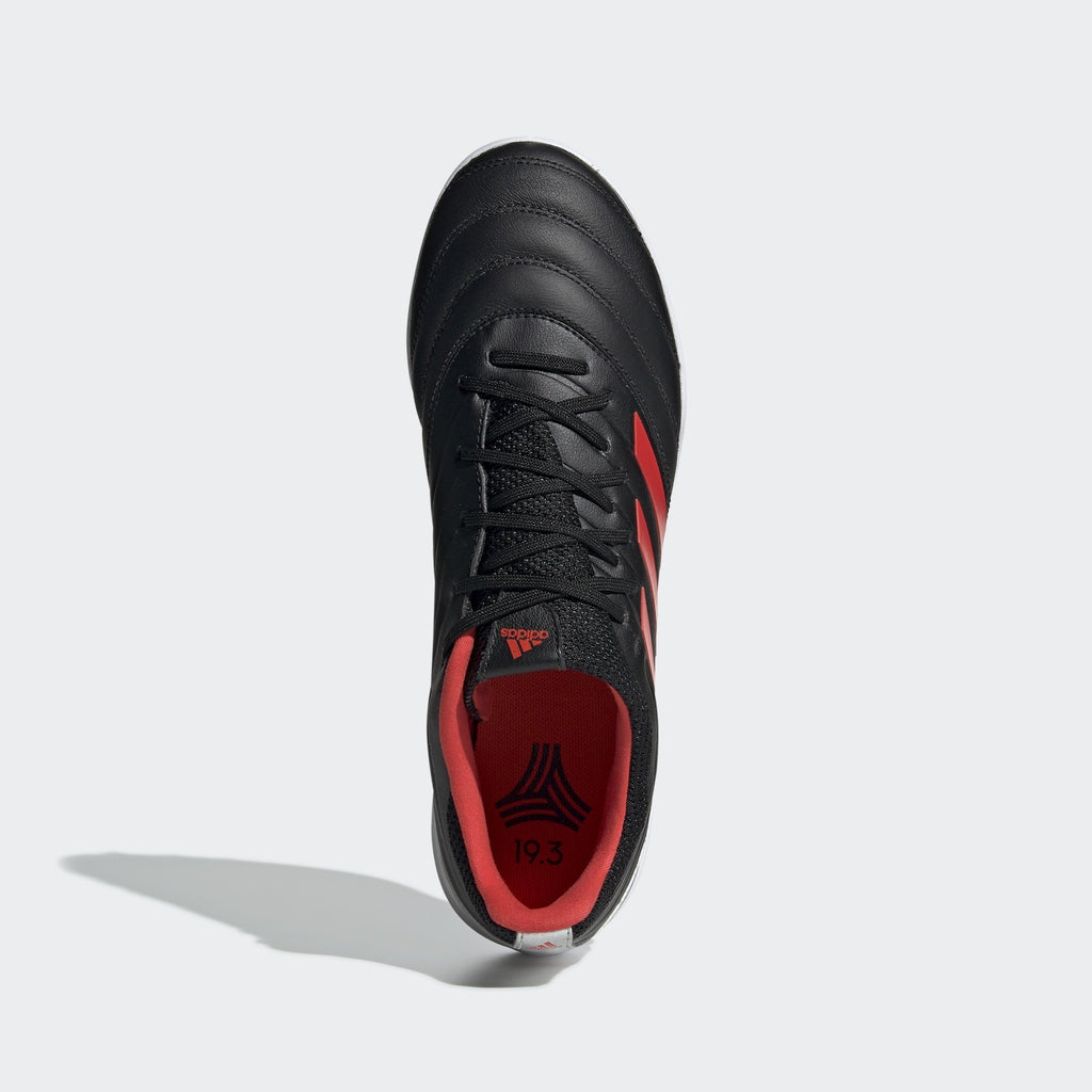 Copa 19.3 Indoor Sala Shoes - Core Black/HI-Res Red/Silver - F35502-ADIDAS by Adidas | Available at Niky's Sports