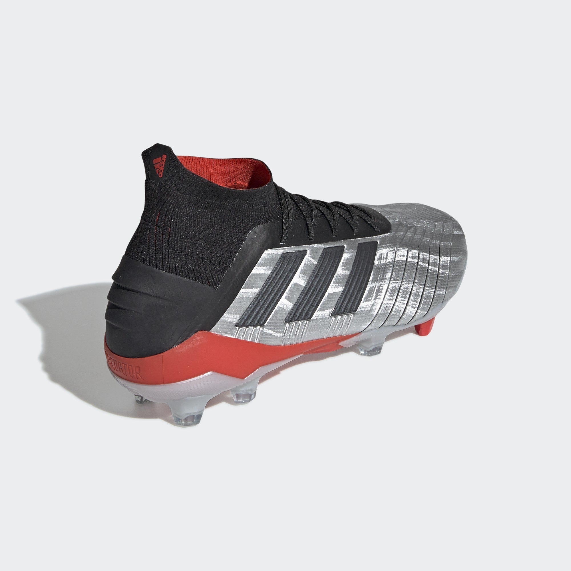 Predator 19.1 FG Men's Cleats - Silver Met/Core Black