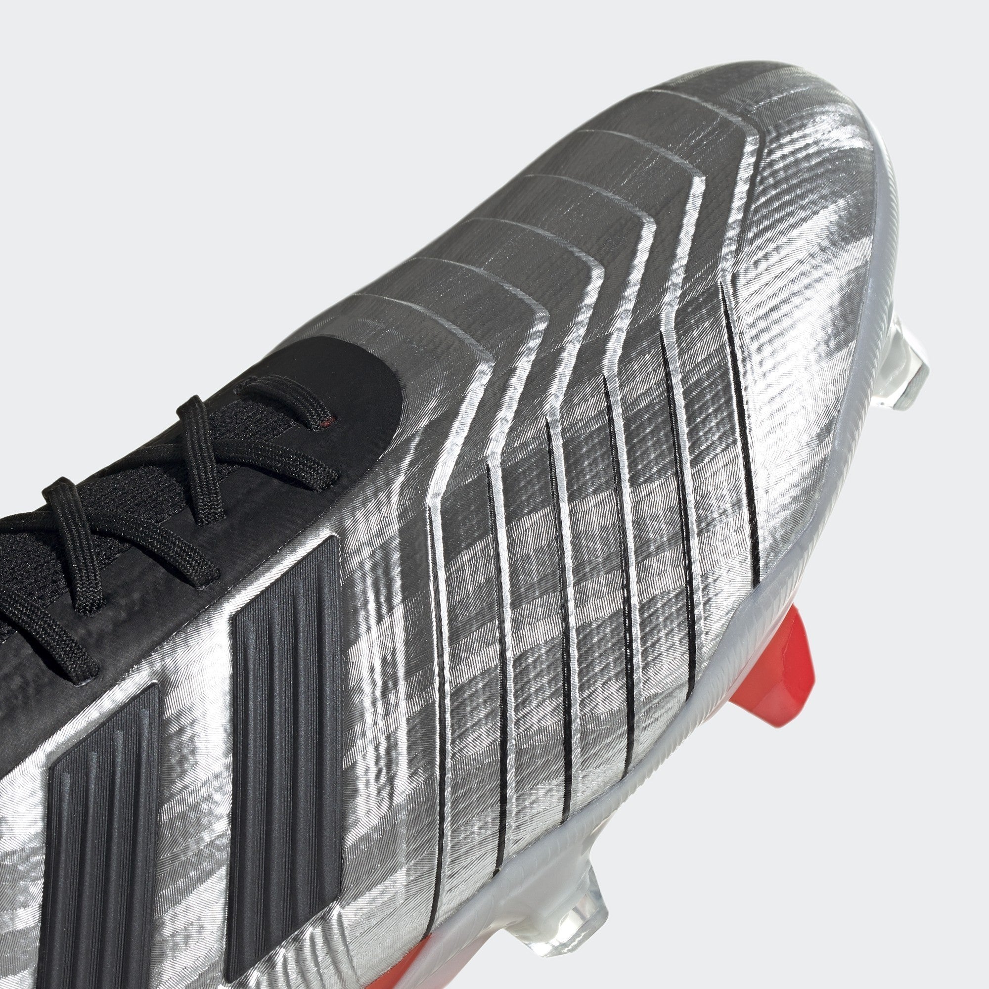 Predator 19.1 FG Men's Cleats - Silver Met/Core Black
