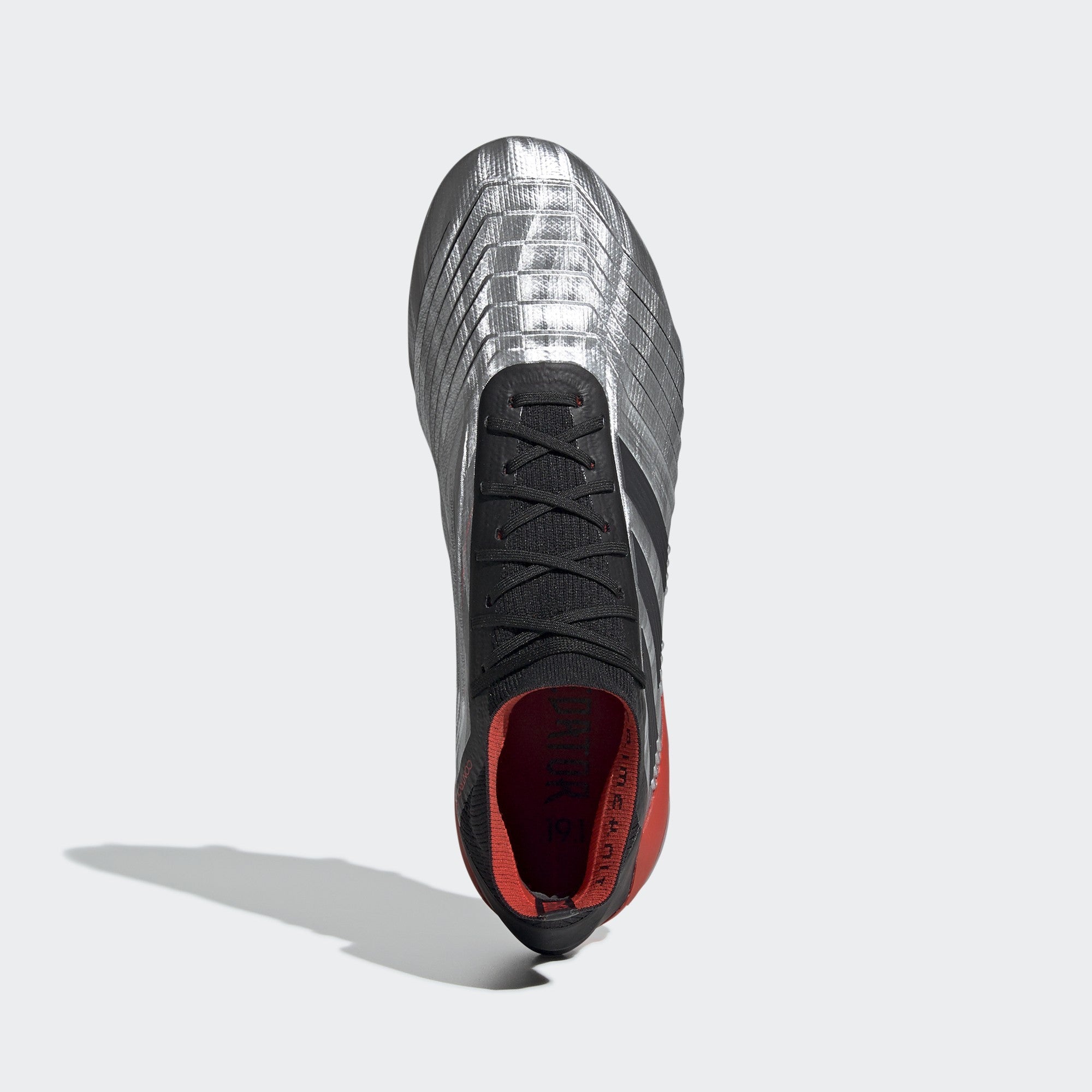 Predator 19.1 FG Men's Cleats - Silver Met/Core Black