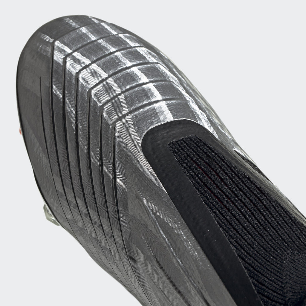 Predator 19+ Firm Ground Soccer Cleats - Silver Metallic/Core Black - F35611-ADIDAS by Adidas | Available at Niky's Sports