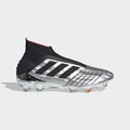 Predator 19+ Firm Ground Soccer Cleats - Silver Metallic/Core Black - F35611-ADIDAS by Adidas | Available at Niky's Sports
