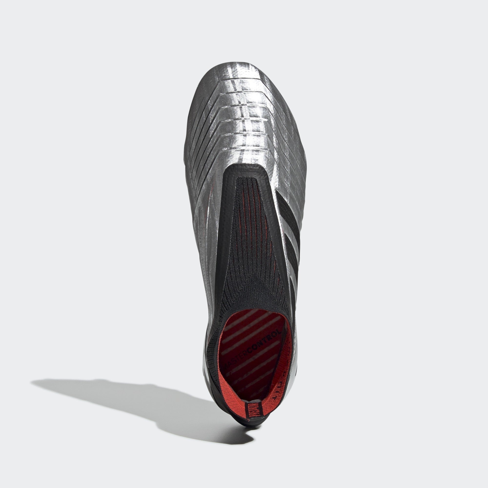 Predator 19+ Firm Ground Soccer Cleats - Silver Metallic/Core Black - F35611-ADIDAS by Adidas | Available at Niky's Sports