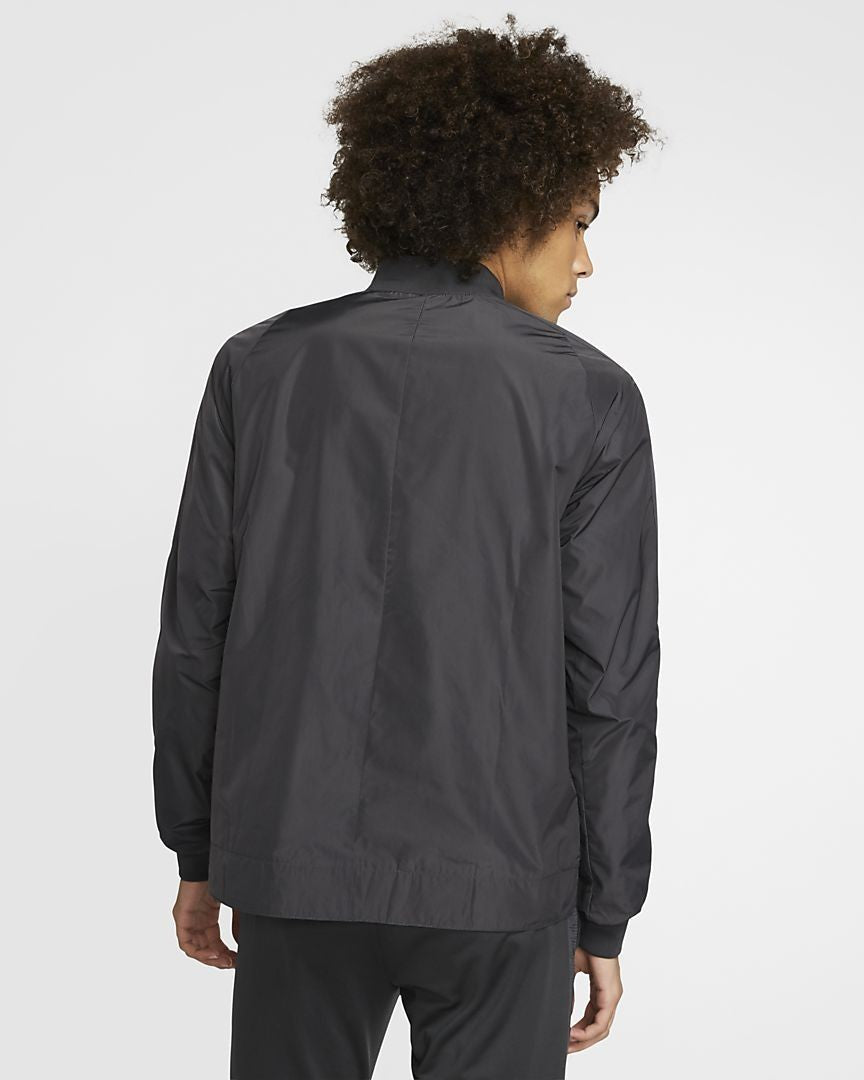 Men's Reversible FC Barcelona Jacket-Dark Smoke Grey/Cabana