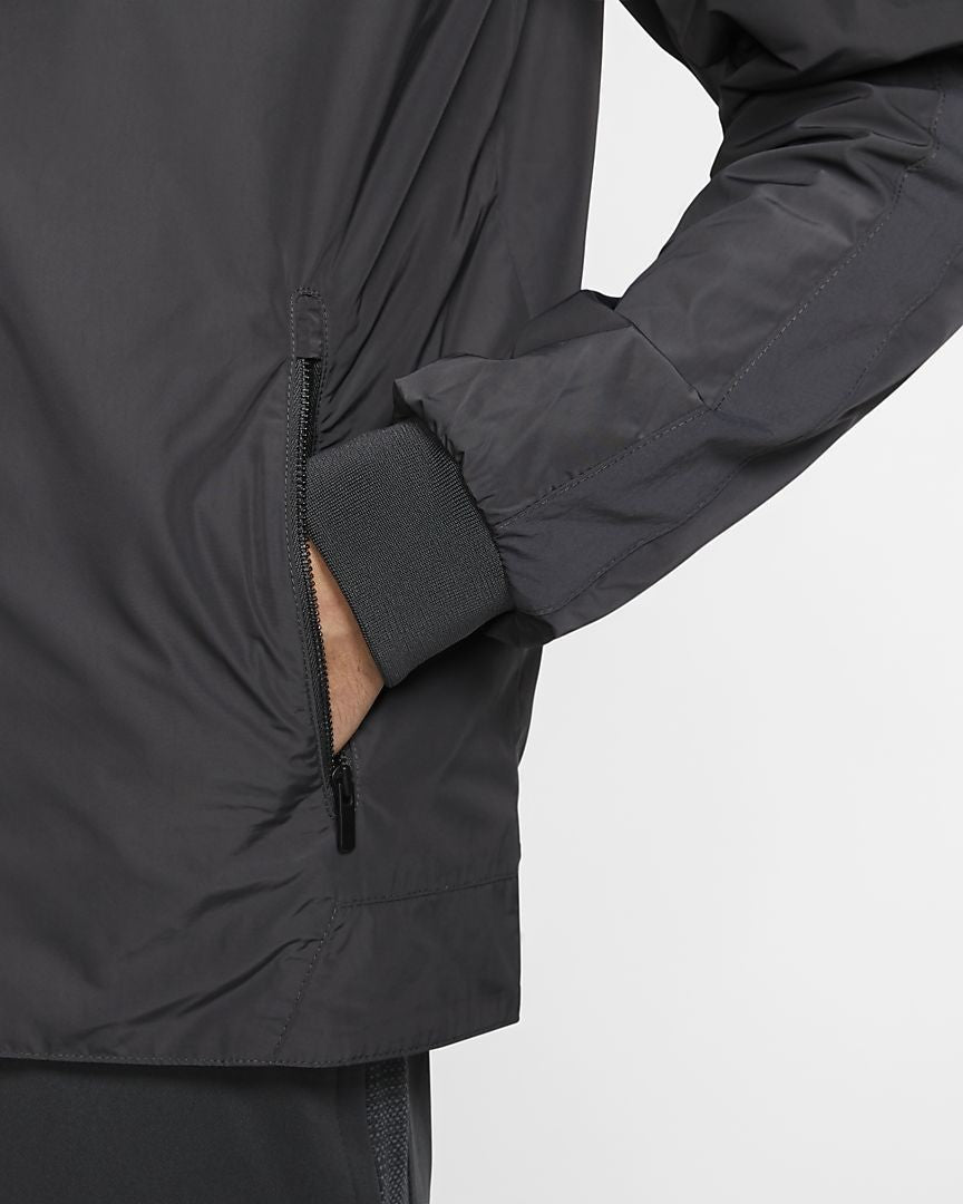 Men's Reversible FC Barcelona Jacket-Dark Smoke Grey/Cabana