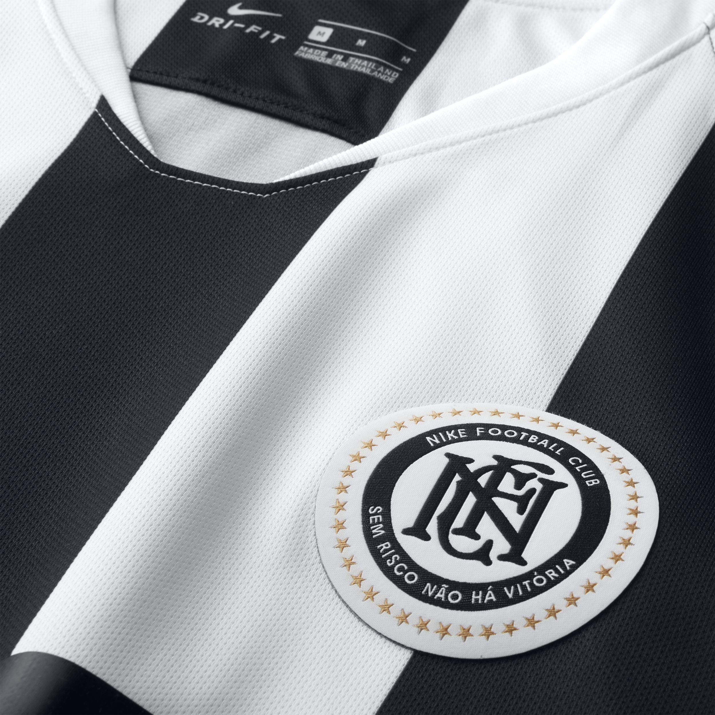 Nike F.C. Home Soccer Jersey - White/Black/Metallic Gold - AH9510-100-NIKE by Nike | Available at Niky's Sports