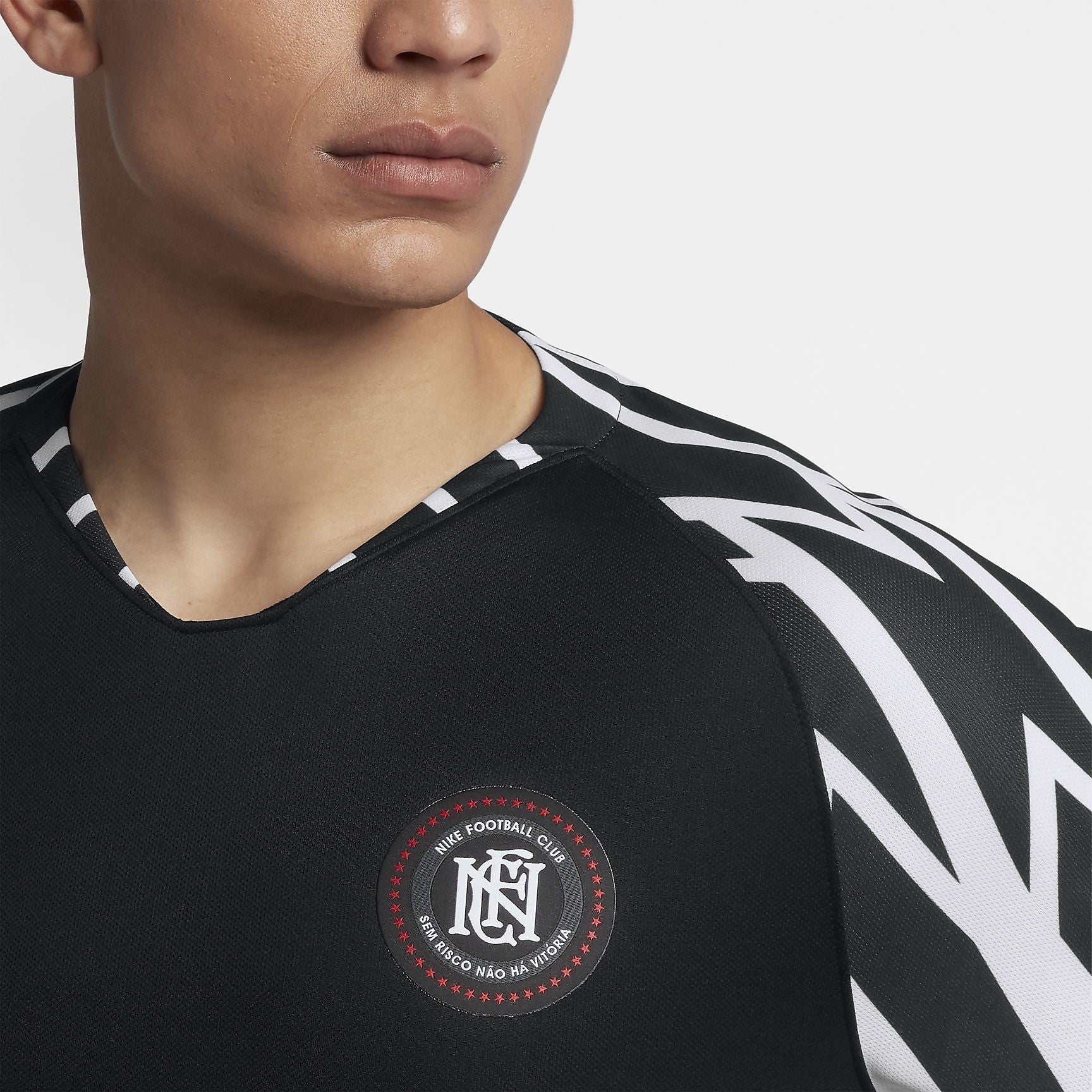 Nike F.C. Home Soccer Jersey - Black/White/White - AA8128-010-NIKE by Nike | Available at Niky's Sports