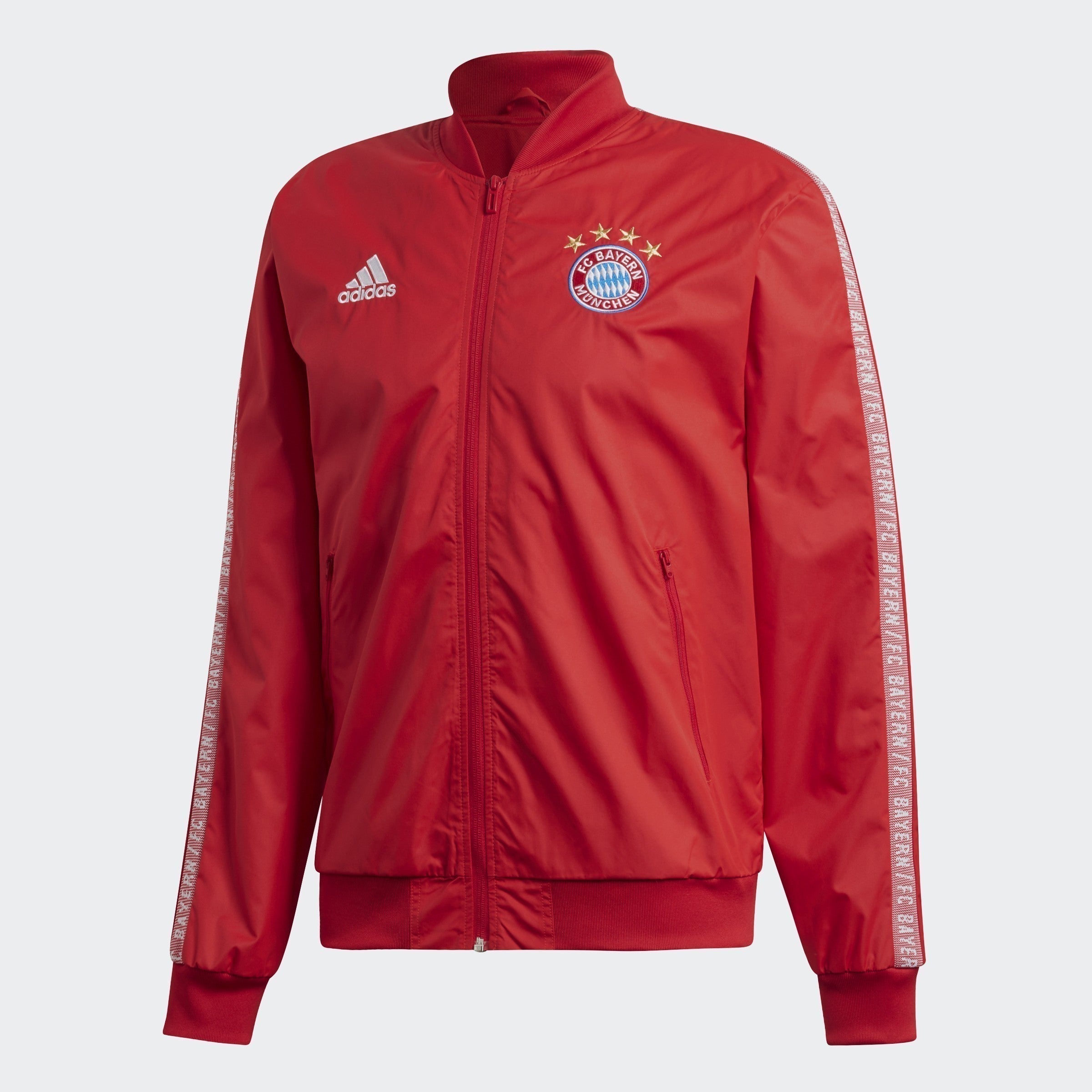 Men's FC Bayern Anthem Jacket - True Red/White