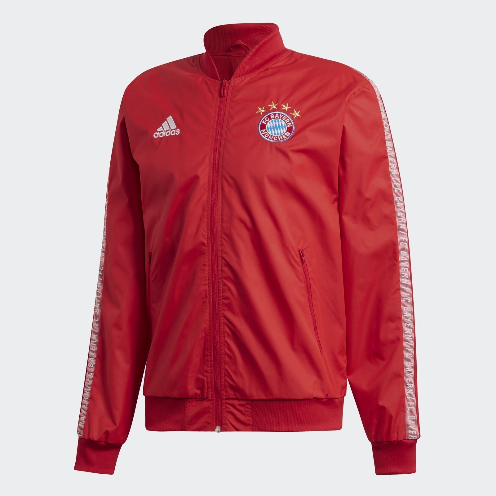 Men's FC Bayern Anthem Jacket - True Red/White