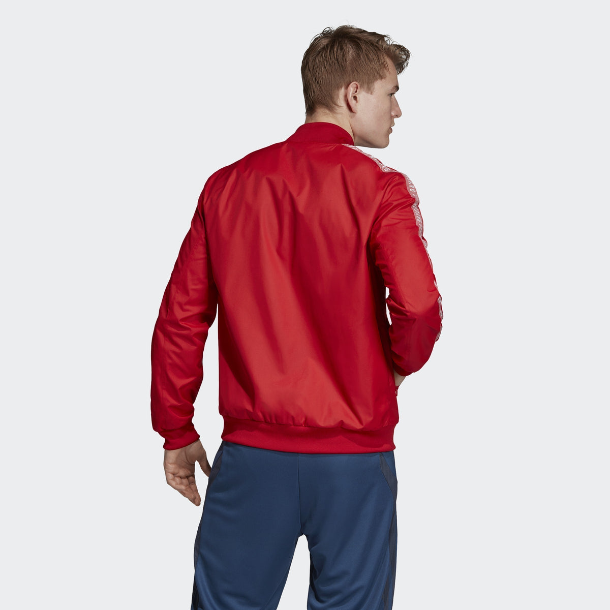 Men's FC Bayern Anthem Jacket - True Red/White