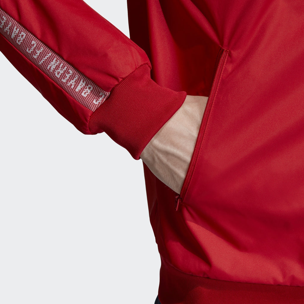 Men's FC Bayern Anthem Jacket - True Red/White