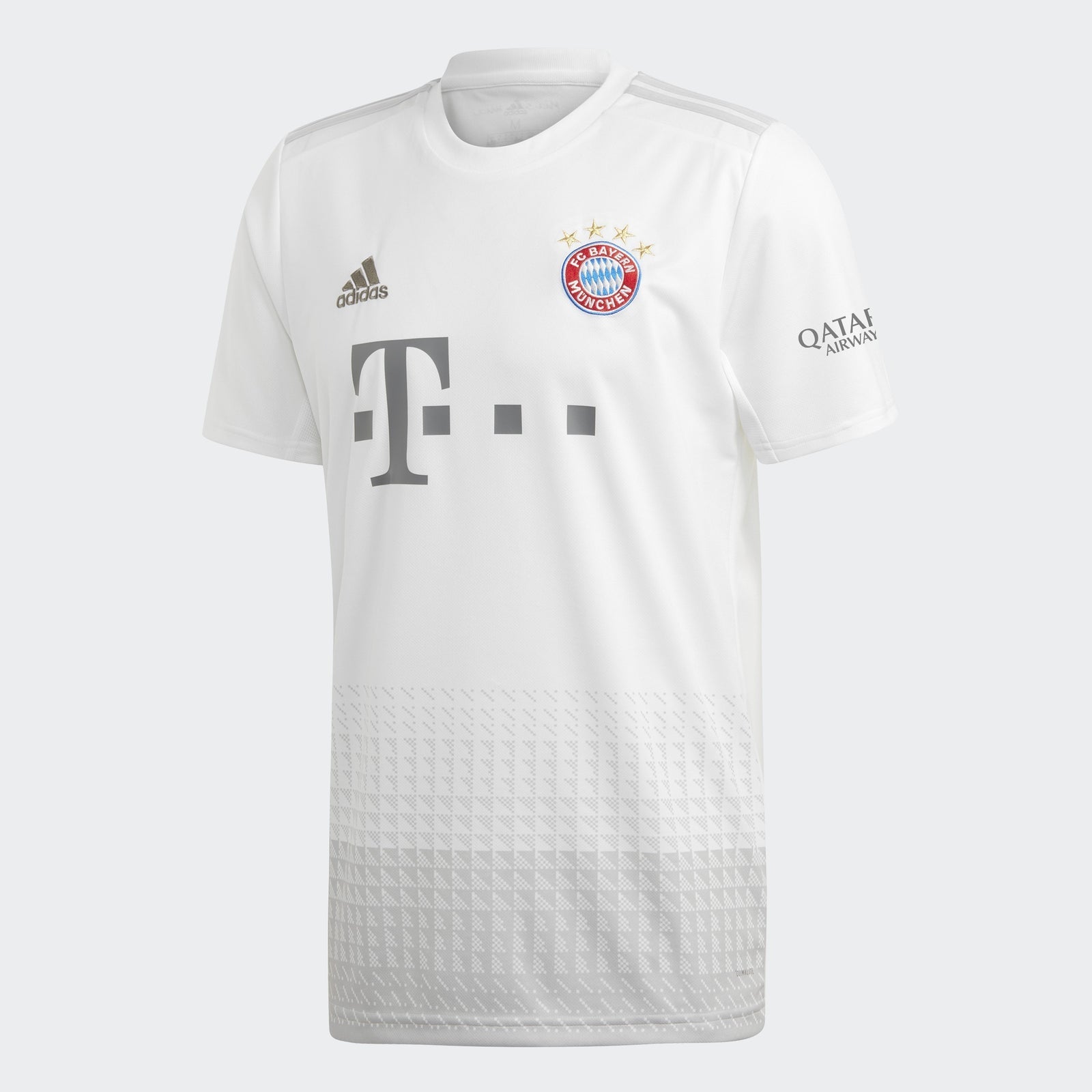 Men's FC Bayern 19/20 Away Stadium Jersey - White