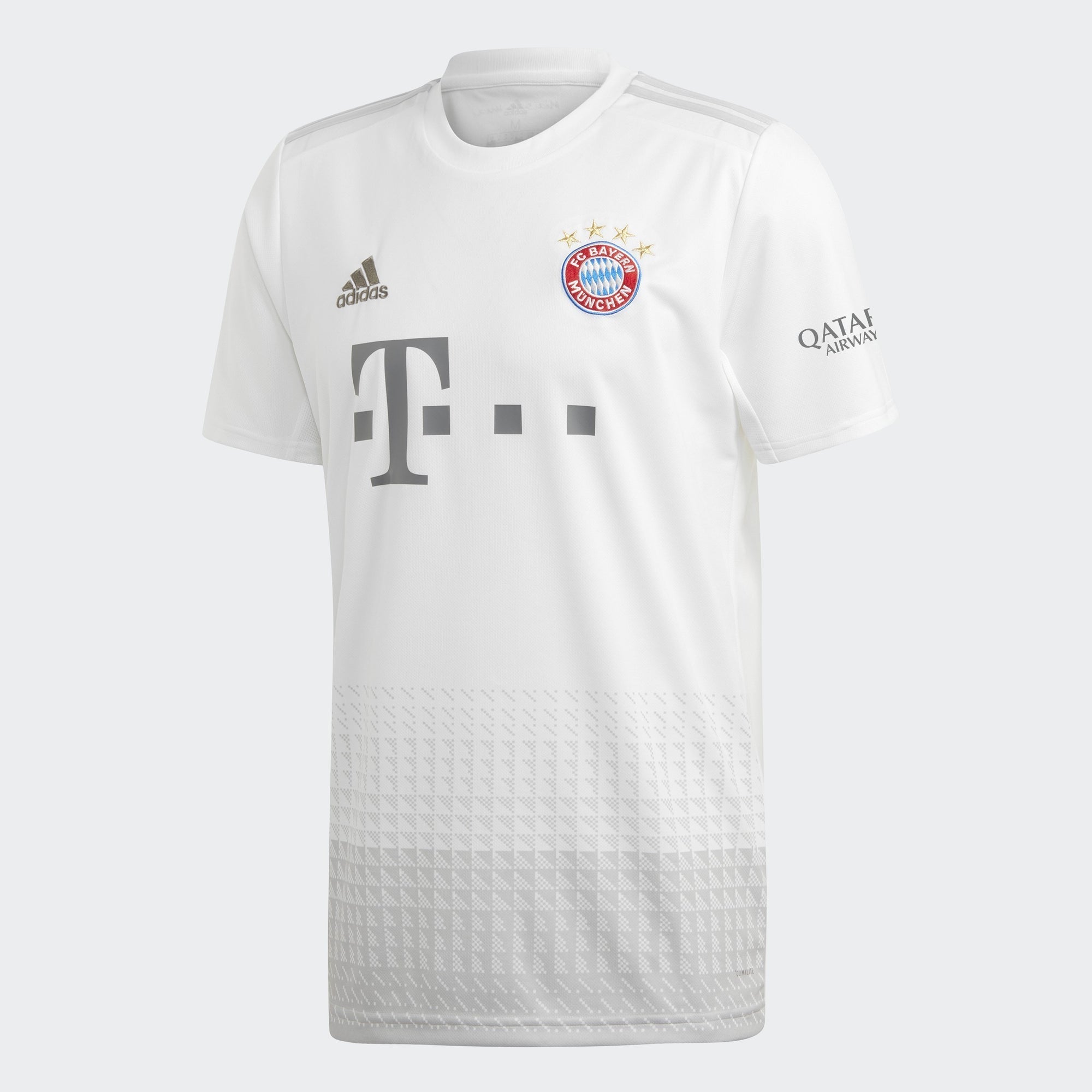 Men's FC Bayern 19/20 Away Stadium Jersey - White