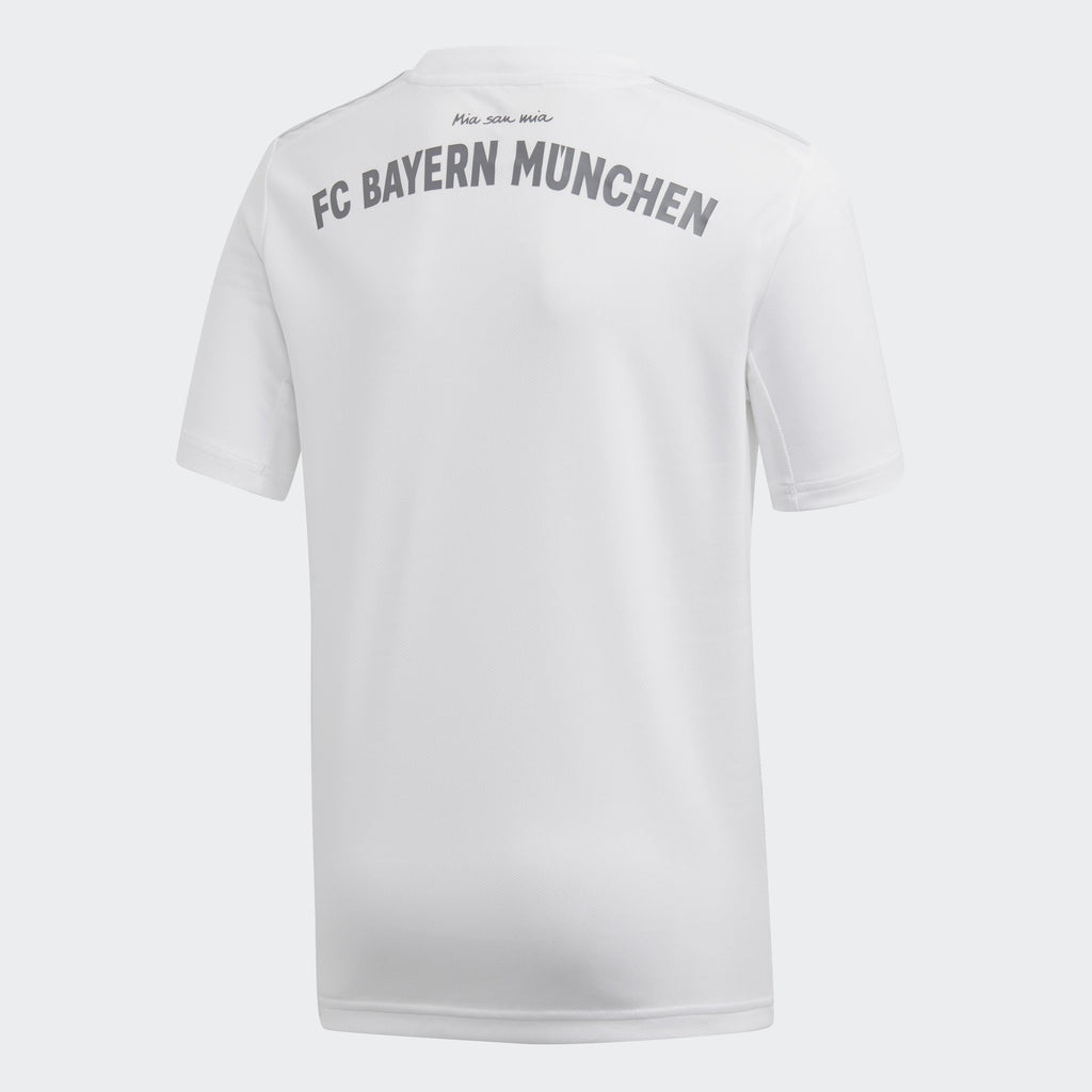 Kid's FC Bayern 19/20 Away Stadium Jersey - White - DX9264-ADIDAS by Adidas | Available at Niky's Sports