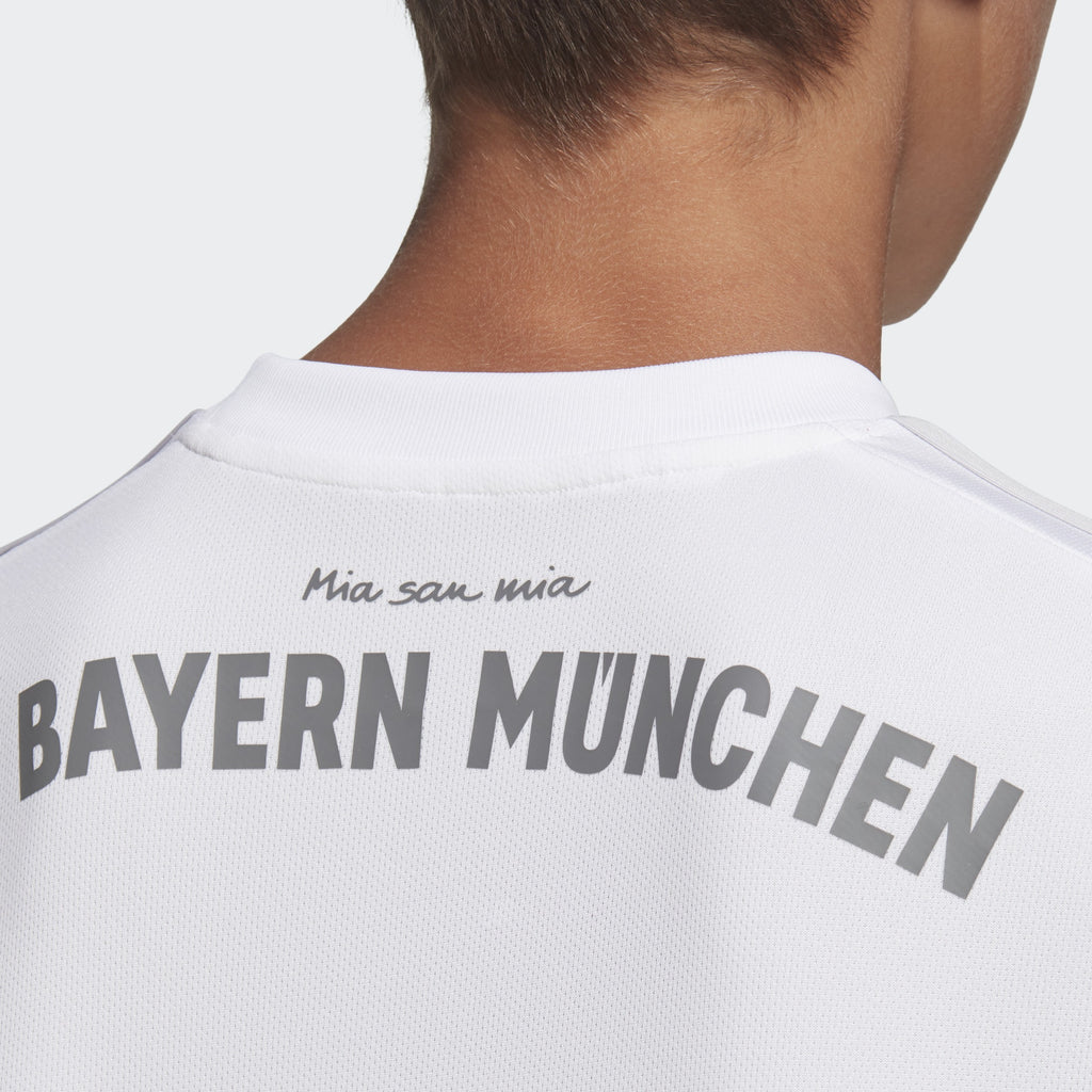Kid's FC Bayern 19/20 Away Stadium Jersey - White - DX9264-ADIDAS by Adidas | Available at Niky's Sports