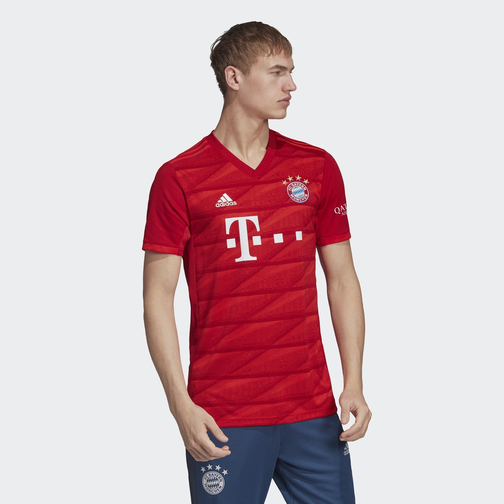 Men's FC Bayern 19/20 Home Jersey - True Red