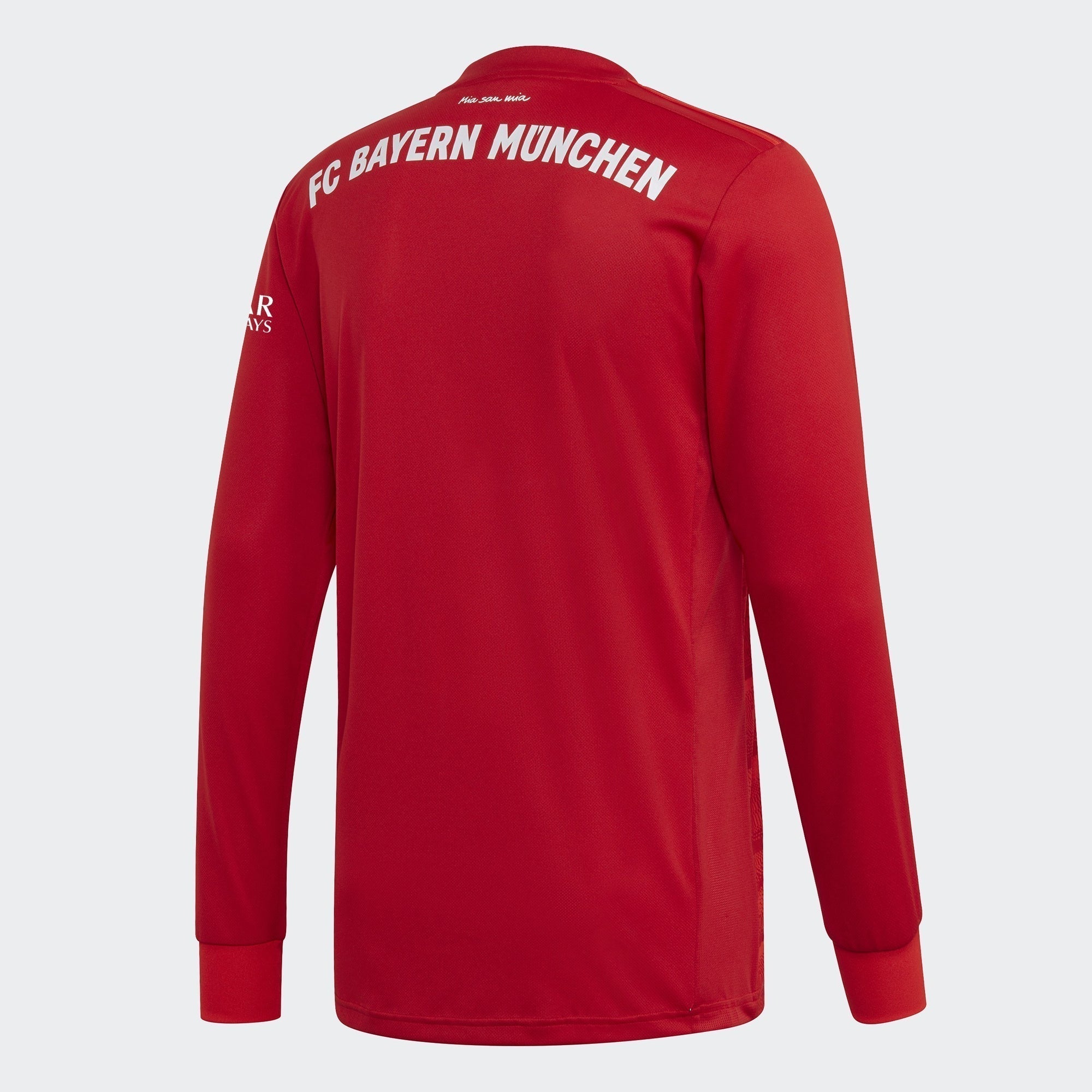 Men's FC Bayern 19/20 Home LS Jersey - True Red