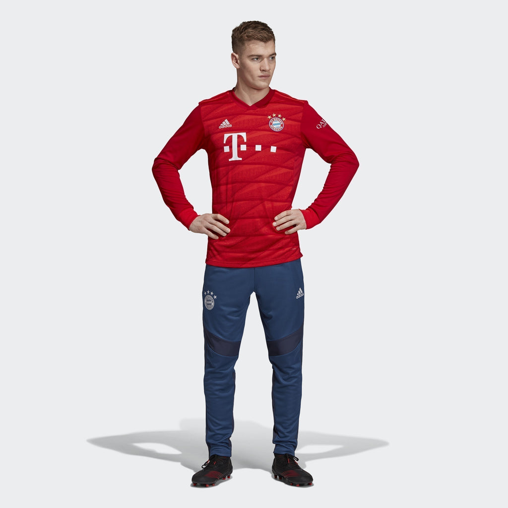 Men's FC Bayern 19/20 Home LS Jersey - True Red