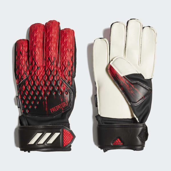 Kids Predator Fingersave Goalkeeper Glove - FH7289-ADIDAS by Adidas | Available at Niky's Sports