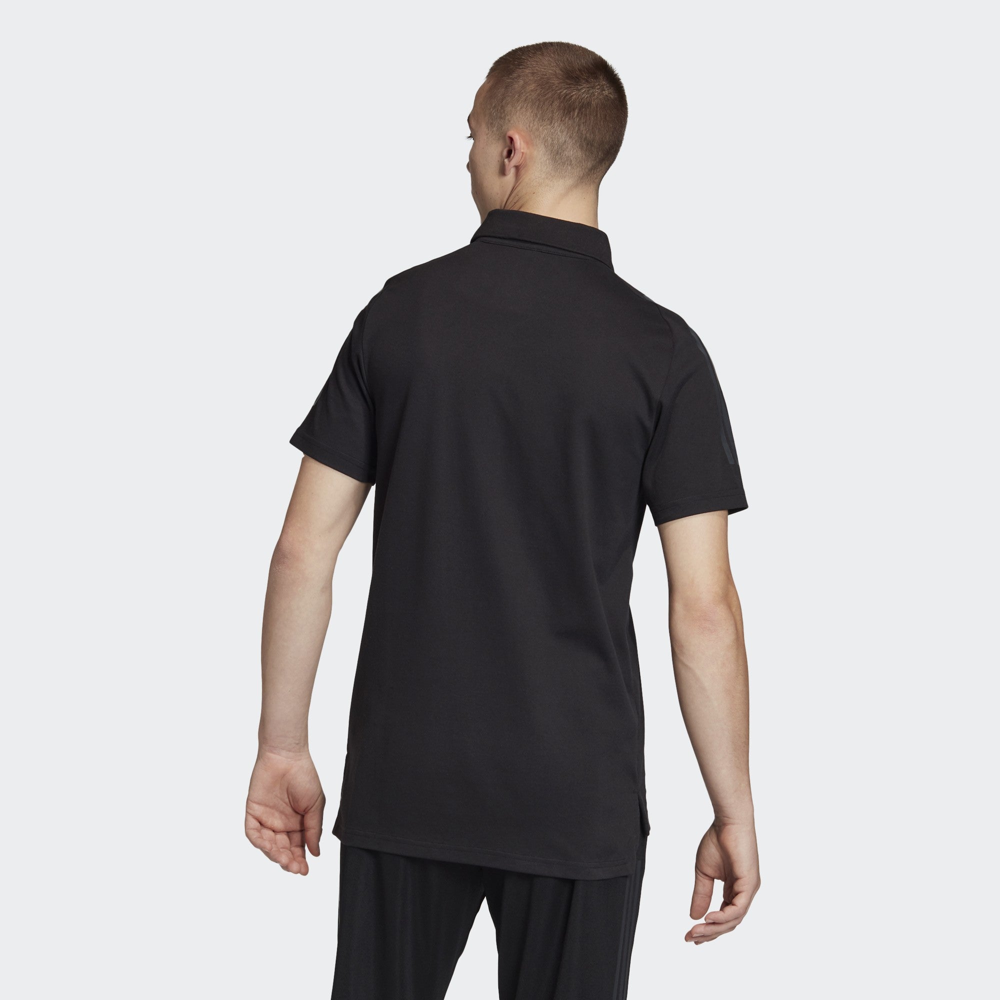 Men's LAFC Polo Black - FI1718-ADIDAS by Adidas | Available at Niky's Sports