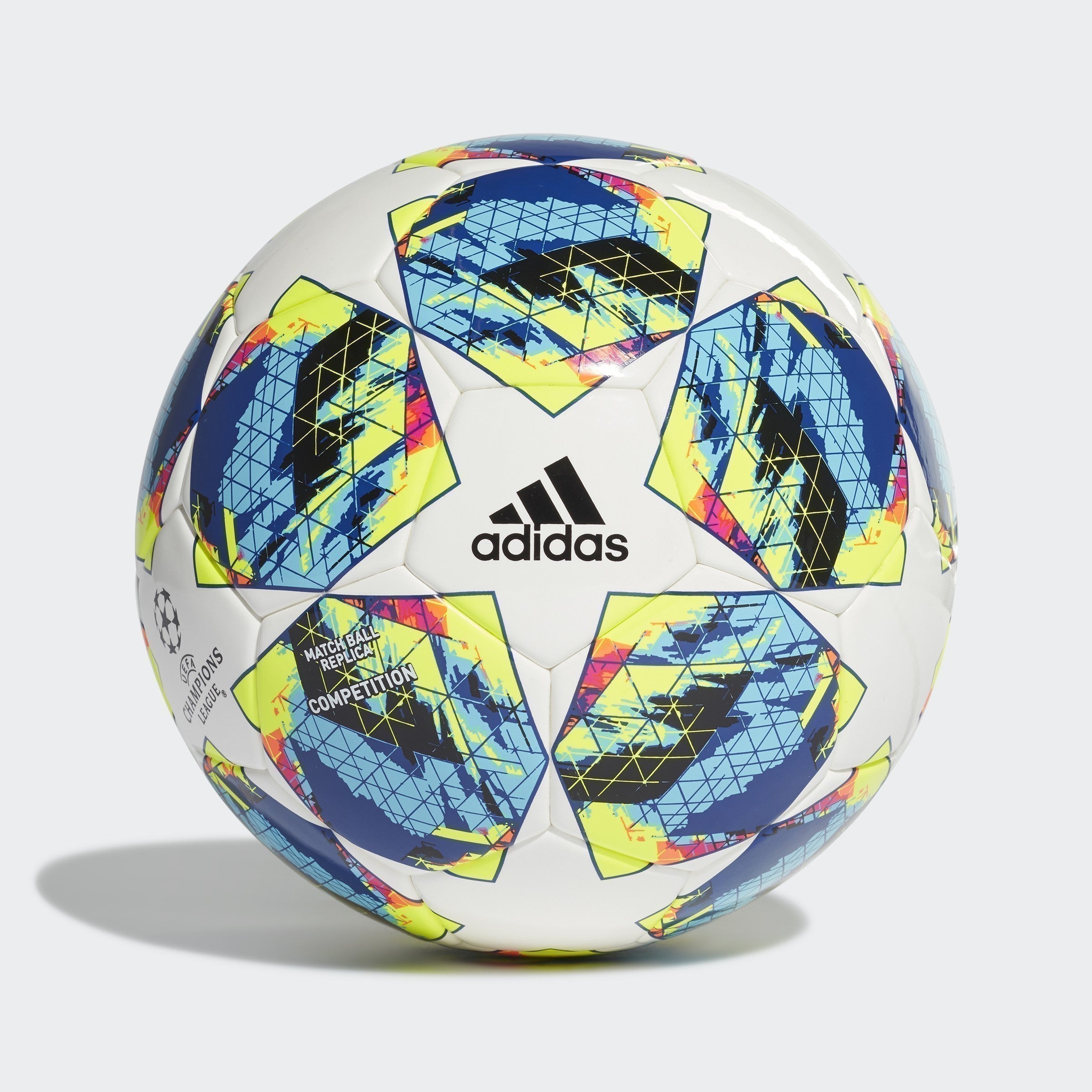 Finale Competition Ball - White/Bright Cyan/Solar Yellow/Shock Pink - DY2562-ADIDAS by Adidas | Available at Niky's Sports