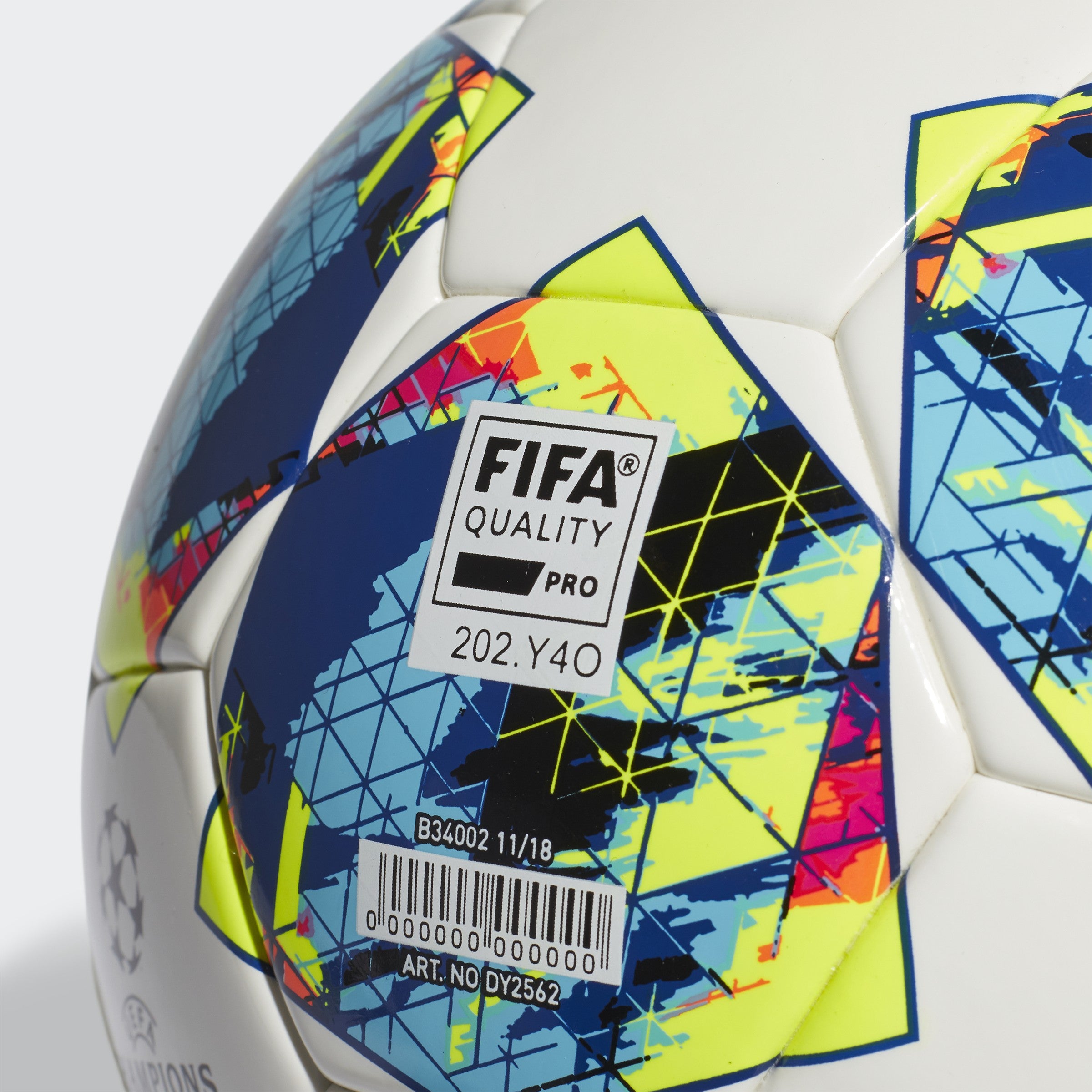 Finale Competition Ball - White/Bright Cyan/Solar Yellow/Shock Pink - DY2562-ADIDAS by Adidas | Available at Niky's Sports