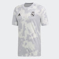 Men's Real Madrid Pre-Match Jersey - Grey/White - FL7865-ADIDAS by Adidas | Available at Niky's Sports