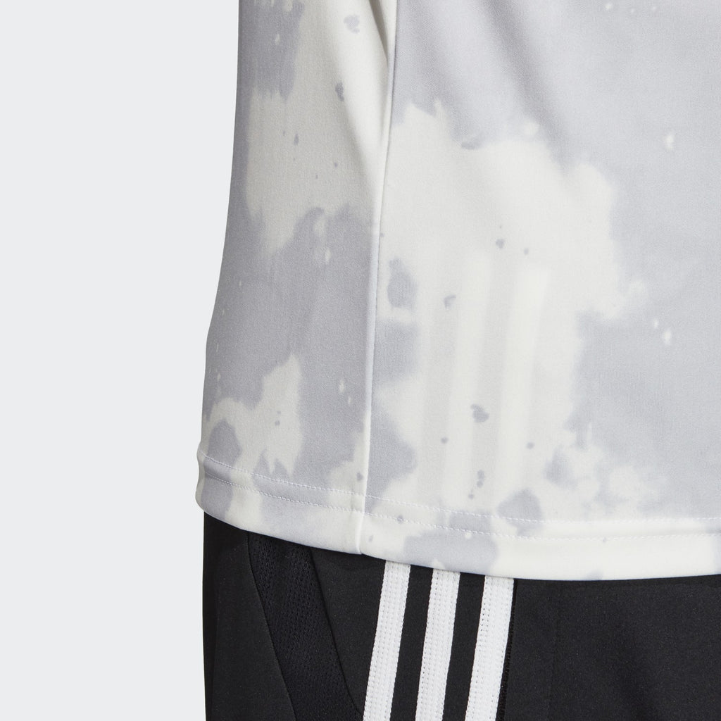Men's Real Madrid Pre-Match Jersey - Grey/White - FL7865-ADIDAS by Adidas | Available at Niky's Sports