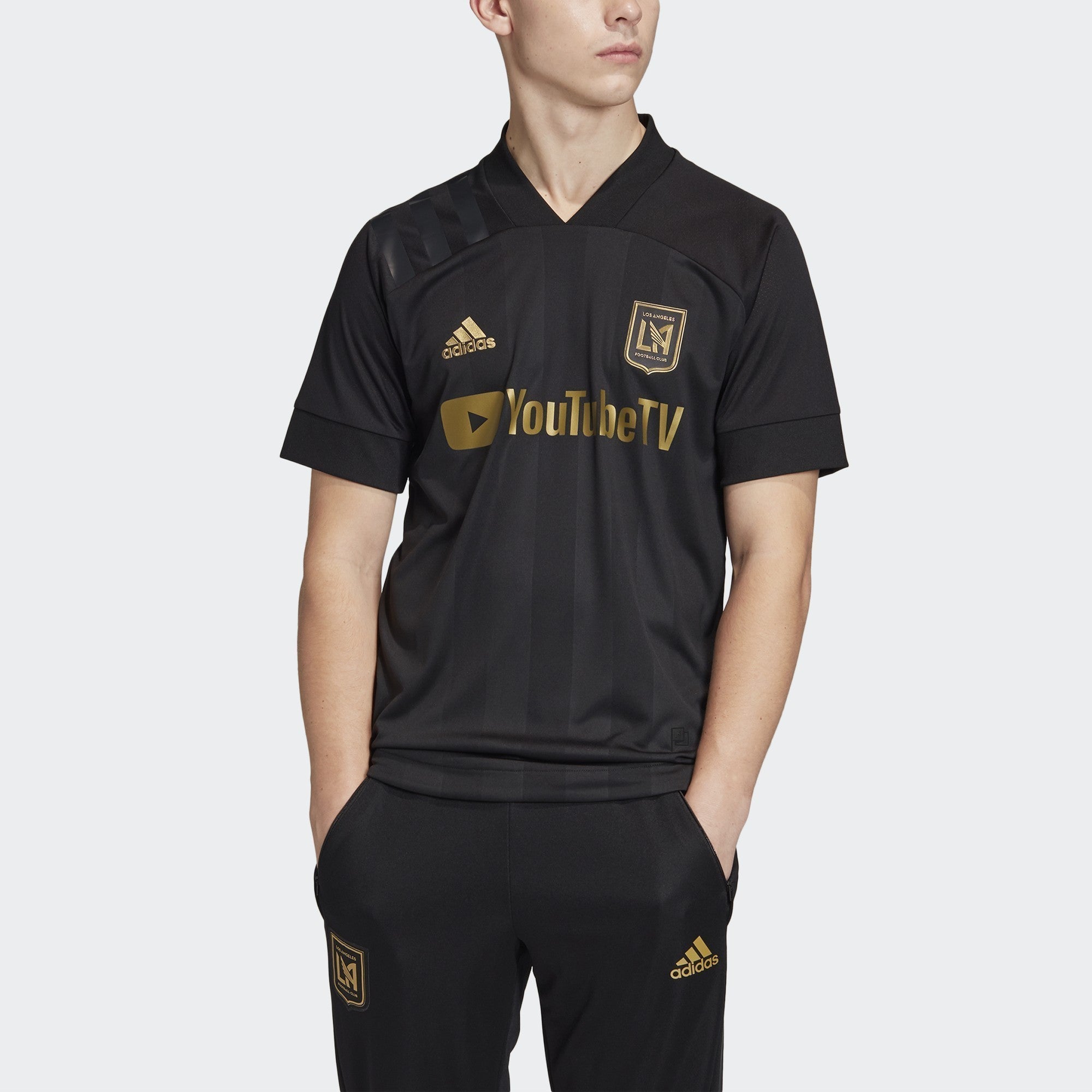 Men's LAFC Home Authentic Jersey 20/21 - FL9602-ADIDAS by Adidas | Available at Niky's Sports