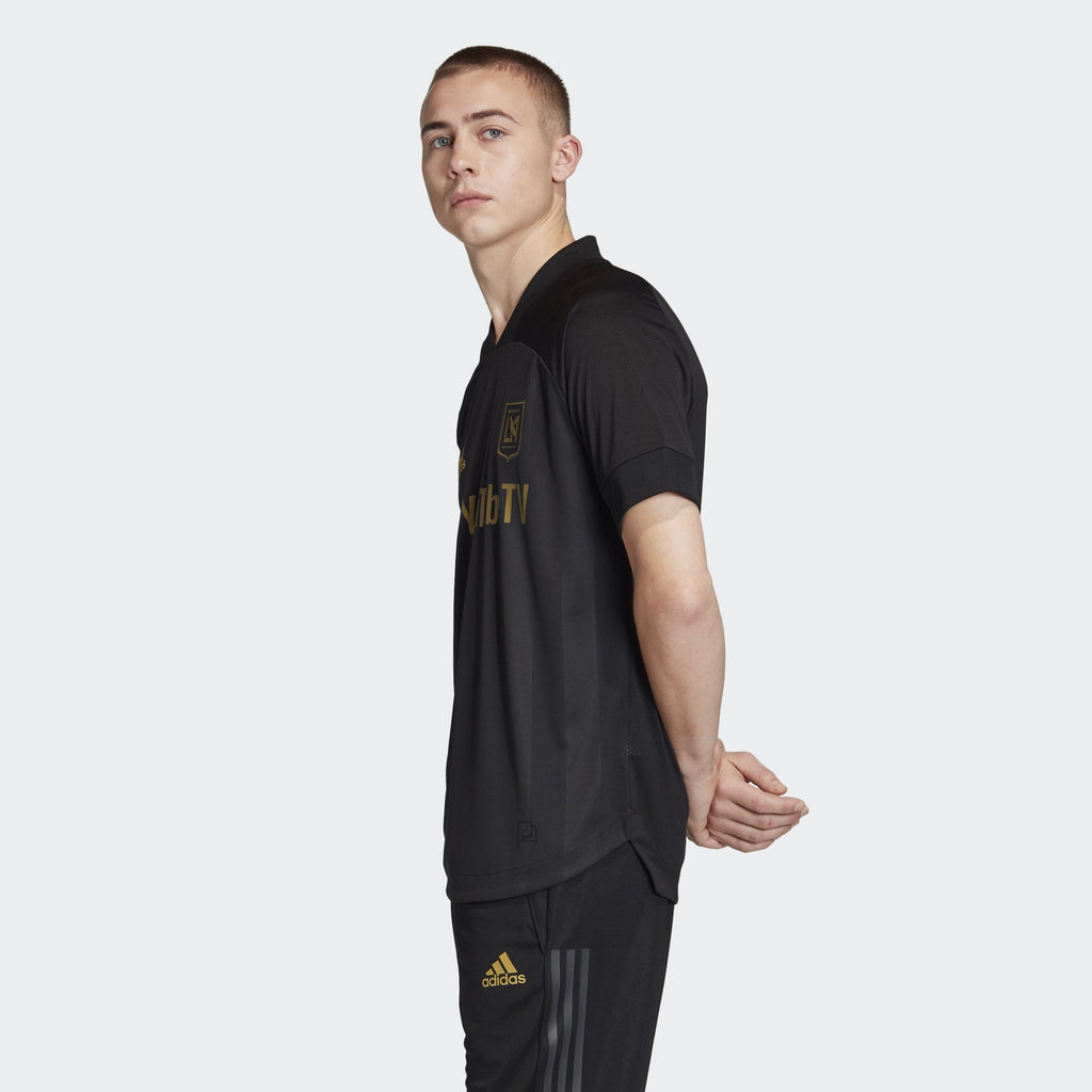 Men's LAFC Home Authentic Jersey 20/21 - FL9602-ADIDAS by Adidas | Available at Niky's Sports